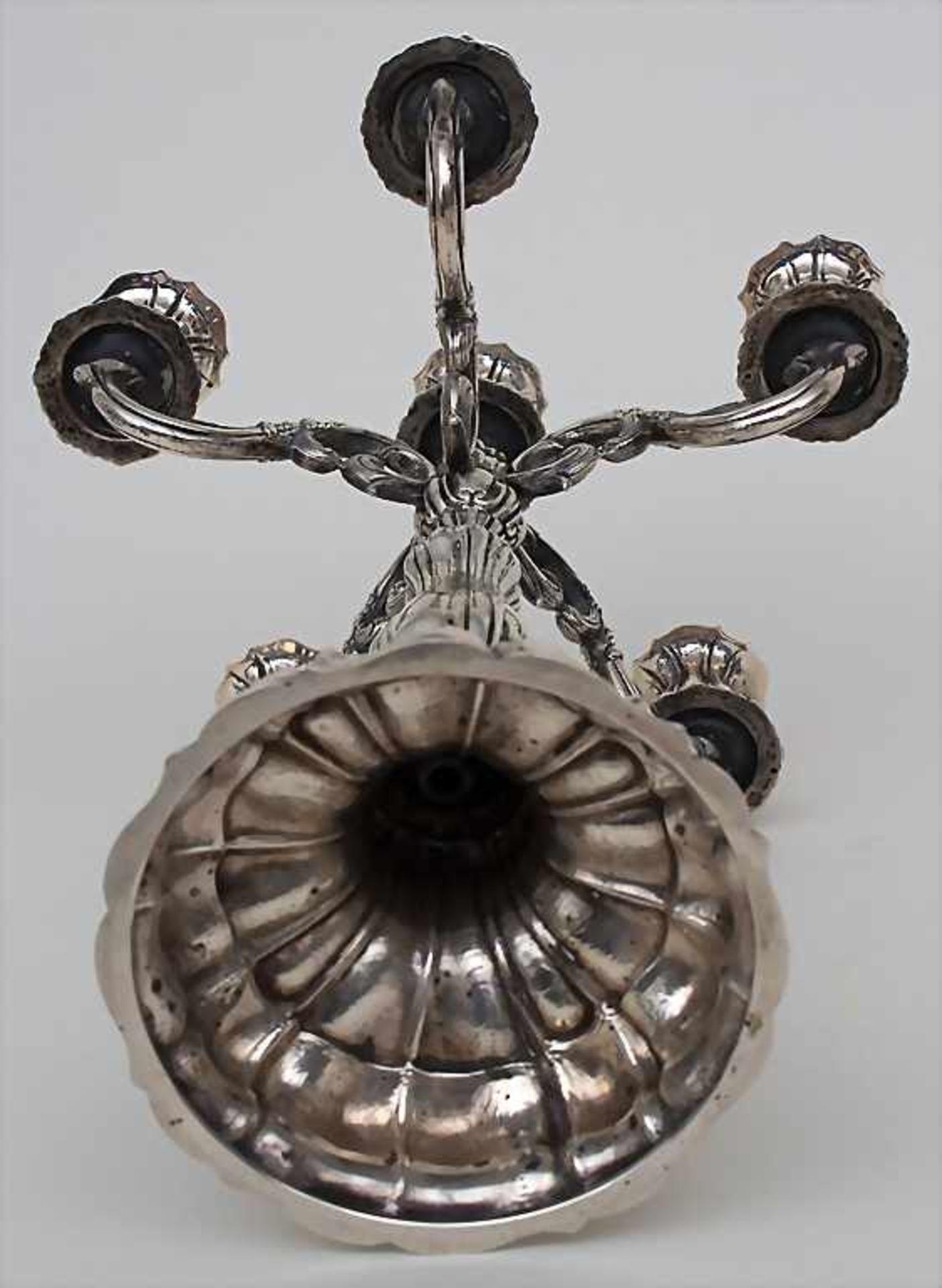 Girandole / A girandole, Mailand / Milano, um 1920Material: Silber 800,Punzierung: '800', - Bild 2 aus 5