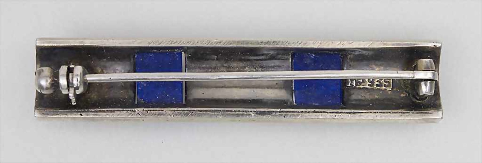 Art Deco Brosche / An Art Deco brooch, Theodor Fahrner, Pforzheim, um 1925Material: Silber 935, - Image 2 of 3