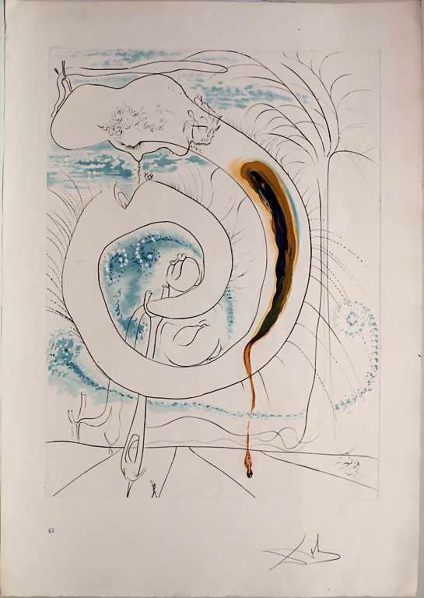 Salvador Dali (1904-1989), 'Le cercle visceral du Cosmos'Technik: Radierung / Farblithografie auf - Bild 2 aus 6