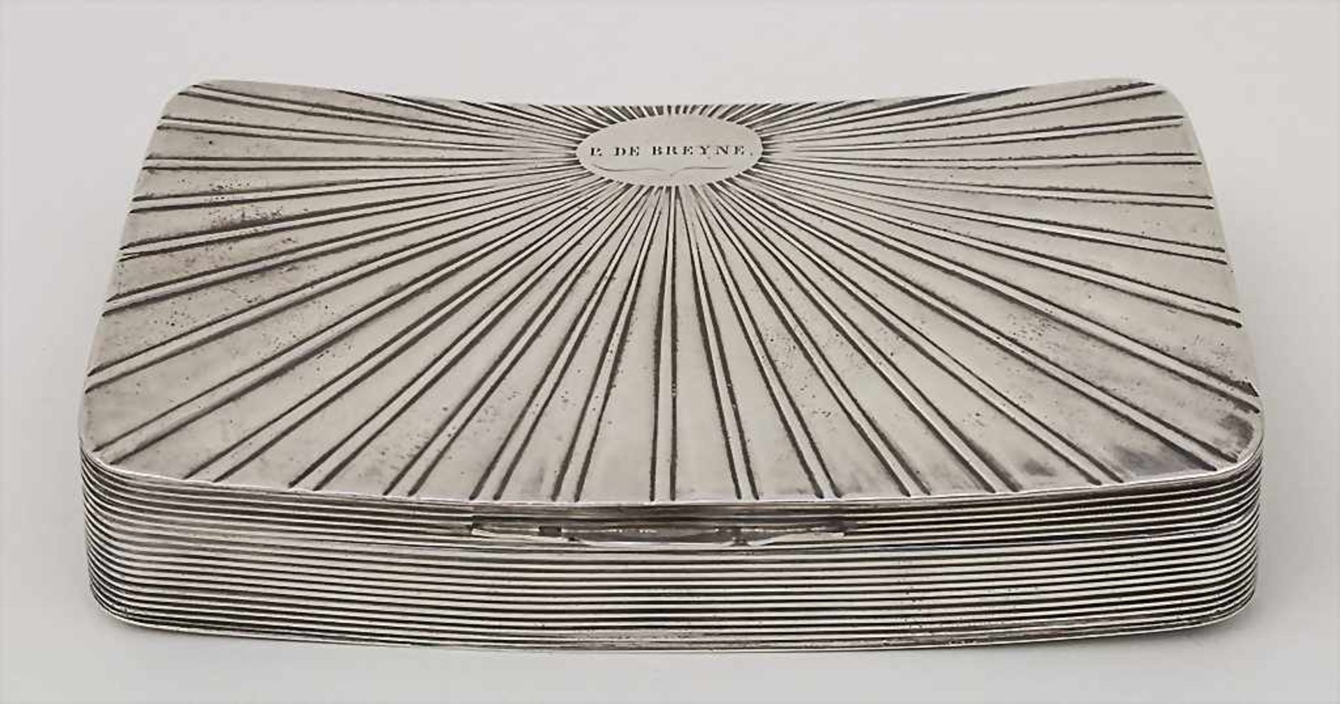 Tabatiere / A silver snuffbox, Belgien/Belgium, 1831-1869Material: Silber 950/1000, innen
