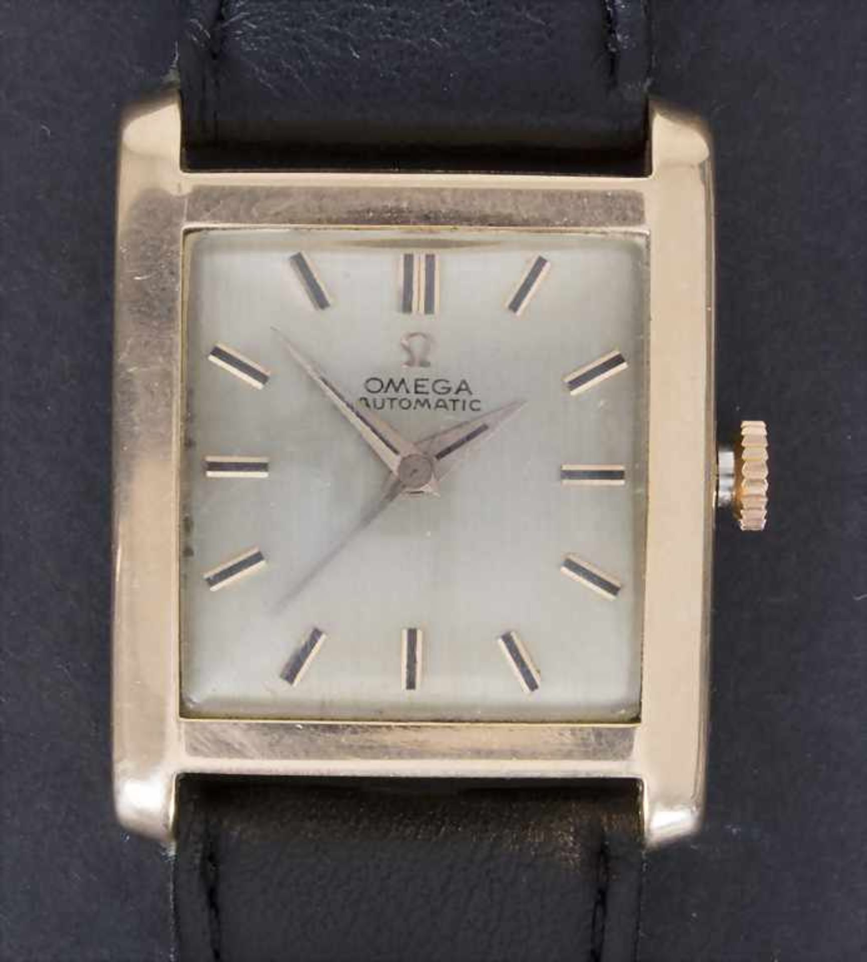 Omega Automatic, Schweiz um 1960Gehäuse: Gold 18 Kt 750/000, Nr. 582314,Werk: Automatik Cal. 571,