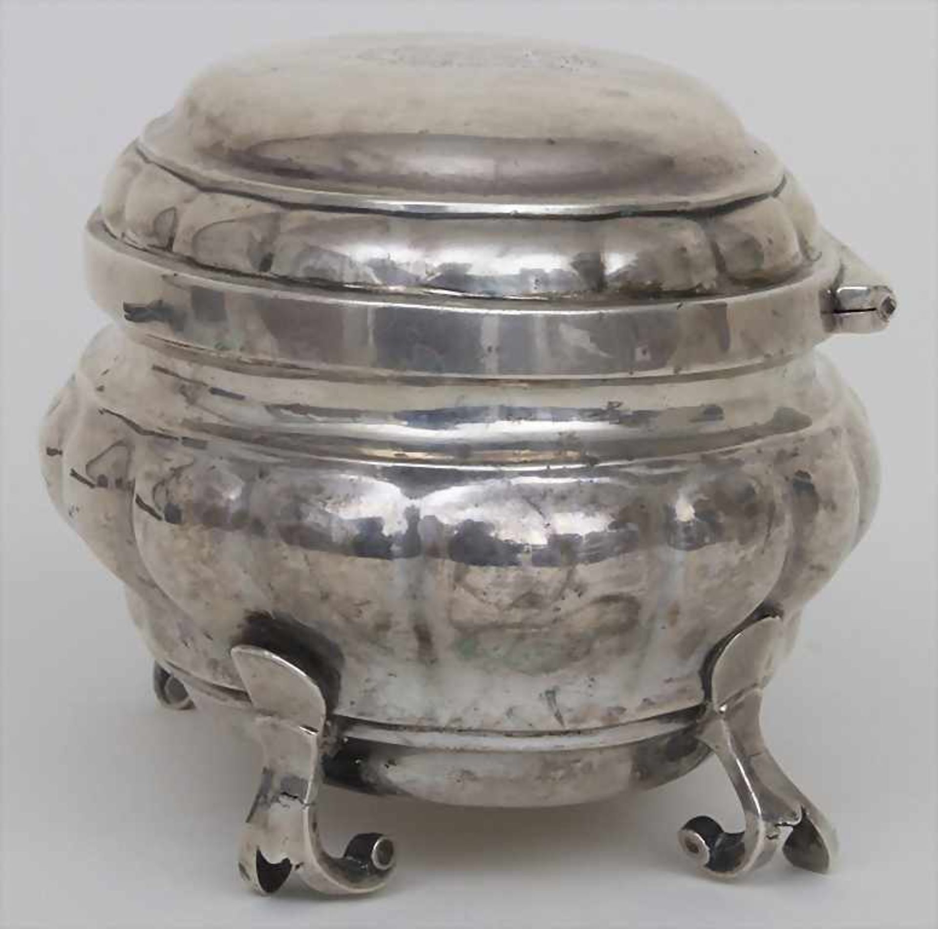 Barock Zuckerdose / A Baroque sugar bowl, Straßburg / Strasbourg, um 1794Material: Silber 13 Lot, - Bild 2 aus 9