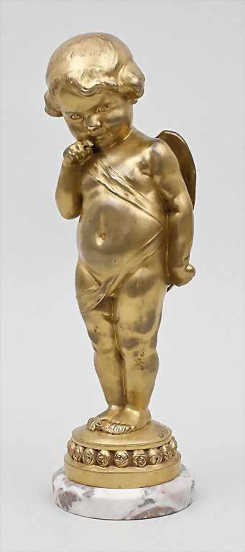 Stehender Amor/Bronze Sculpture Of A Standing Cupid, Lucienne Antoinette Heuvelmanns (1885-1944), - Image 2 of 6