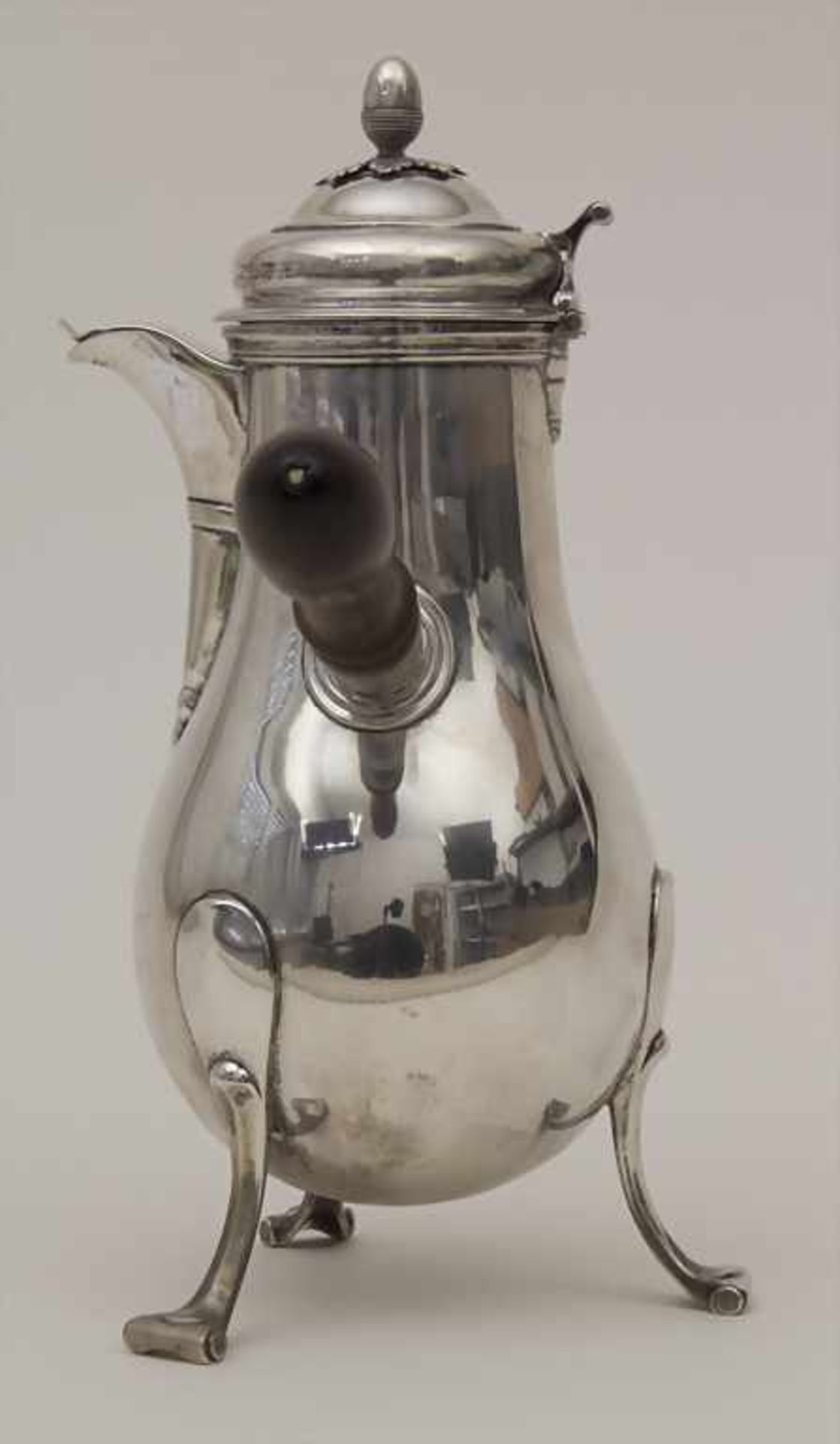 Große Kaffekanne / A large silver coffee pot, Jean Stahl, Straßburg / Strasbourg, um 1790Material: - Bild 2 aus 10