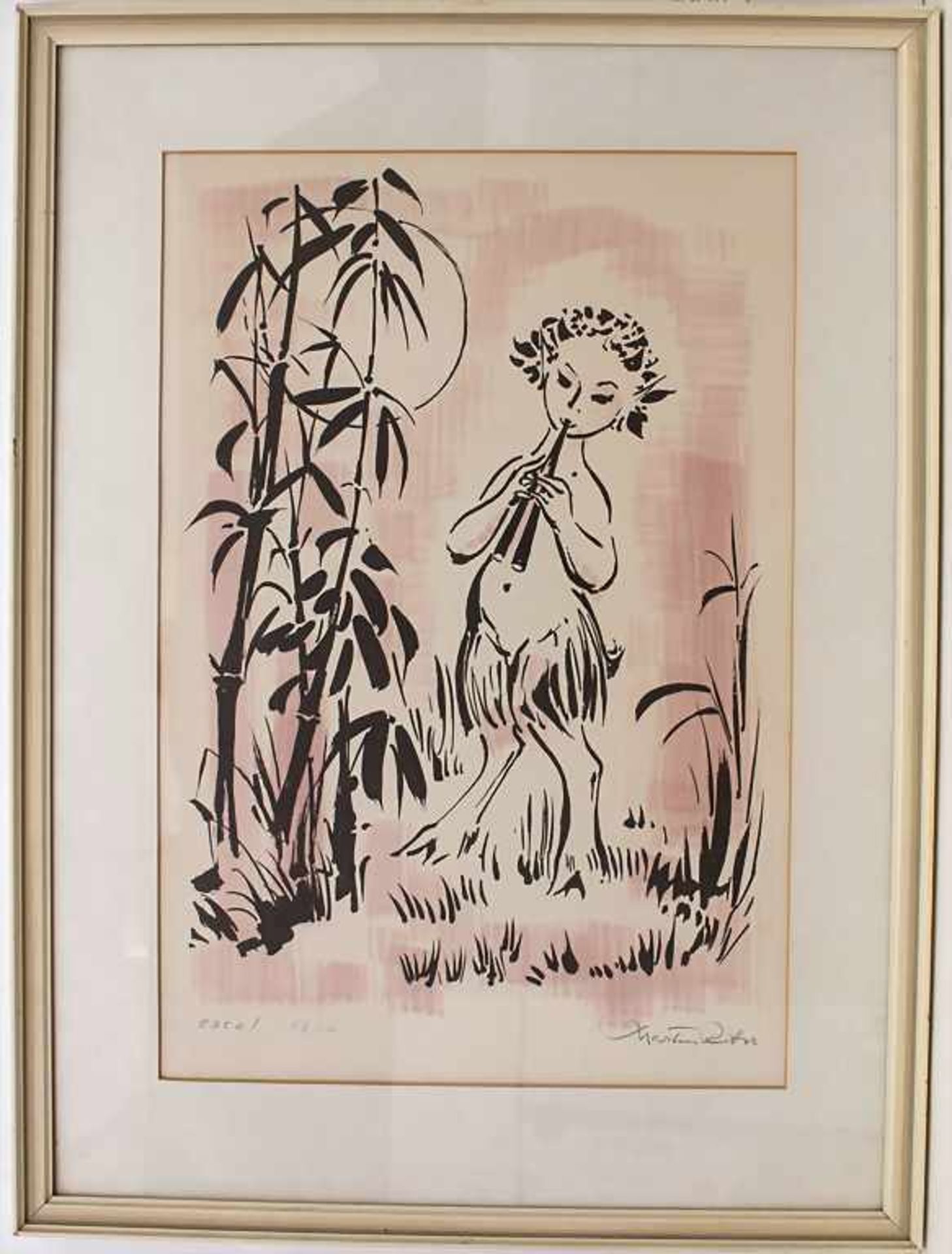 Martin Ritter (1905-2001), 'Stehender Faun mit Panflöte' / A standing faun with pan flute'Technik: - Bild 2 aus 4