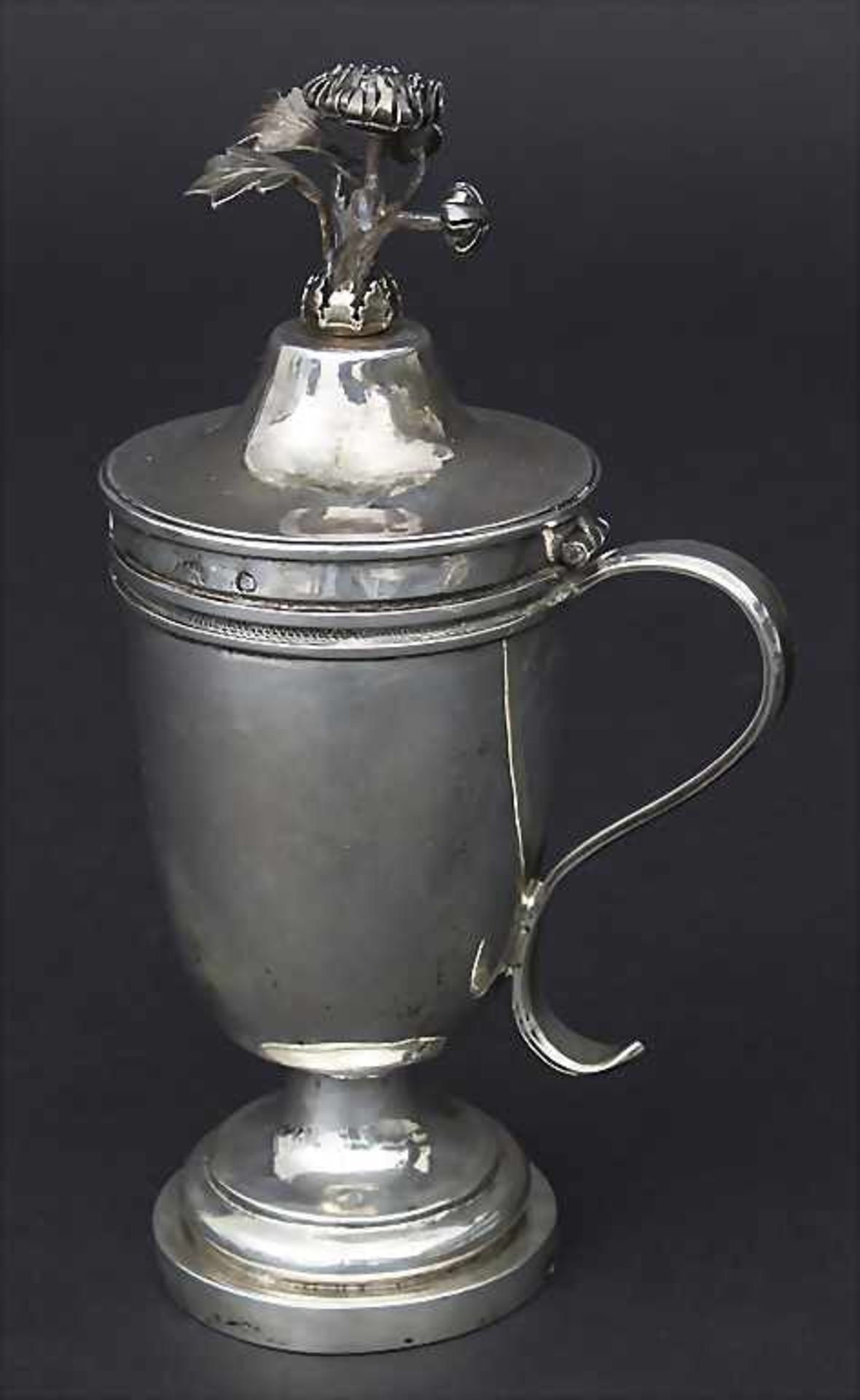 Empire Senftopf / A silver Empire mustard pot, Region 54, um 1807Material: Silber, 800,