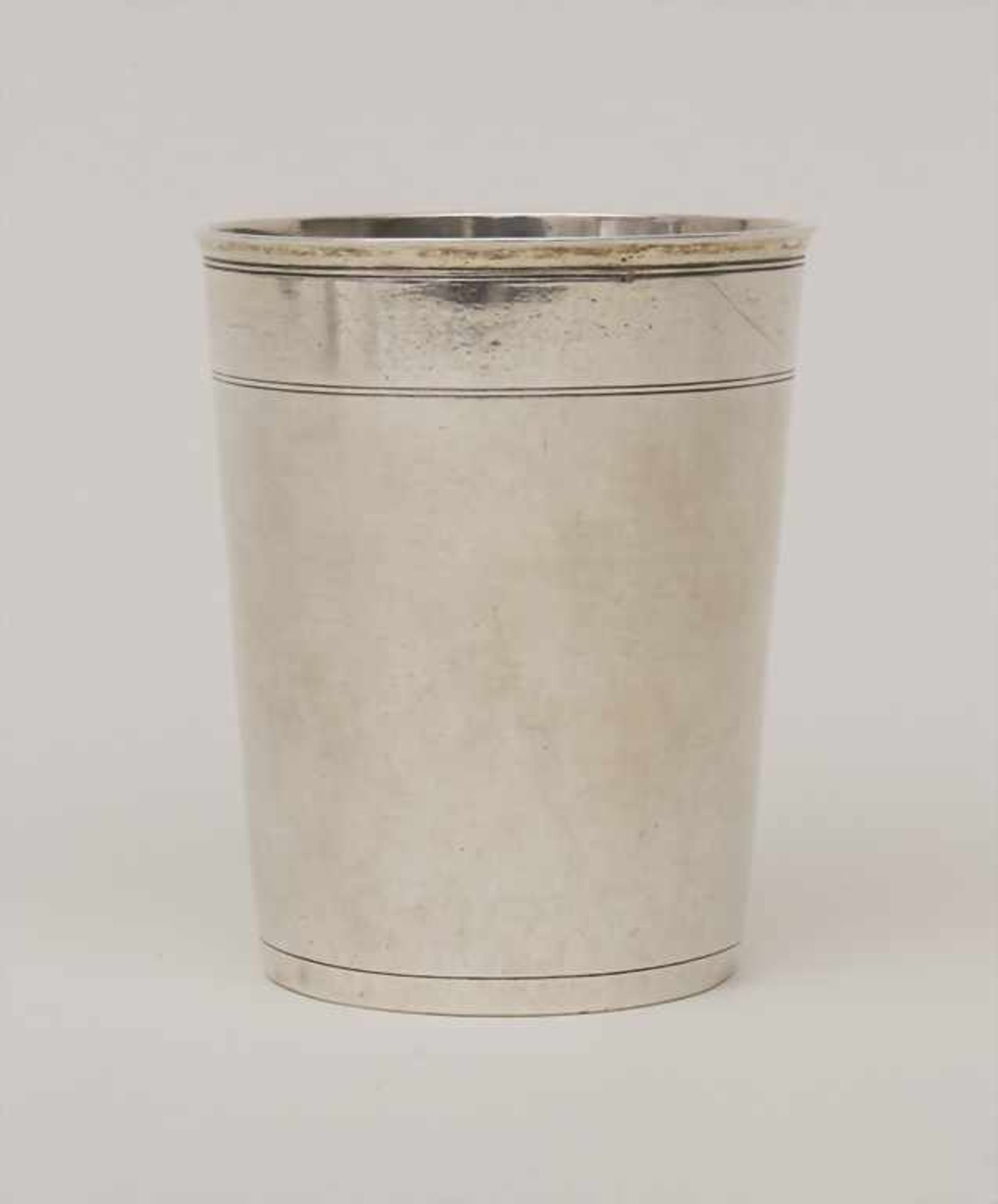 Becher / A silver beaker, Johann Jakob Pfalzer, Augsburg, nach 1695Material: Silber 13 Lot,Marken: - Image 2 of 5