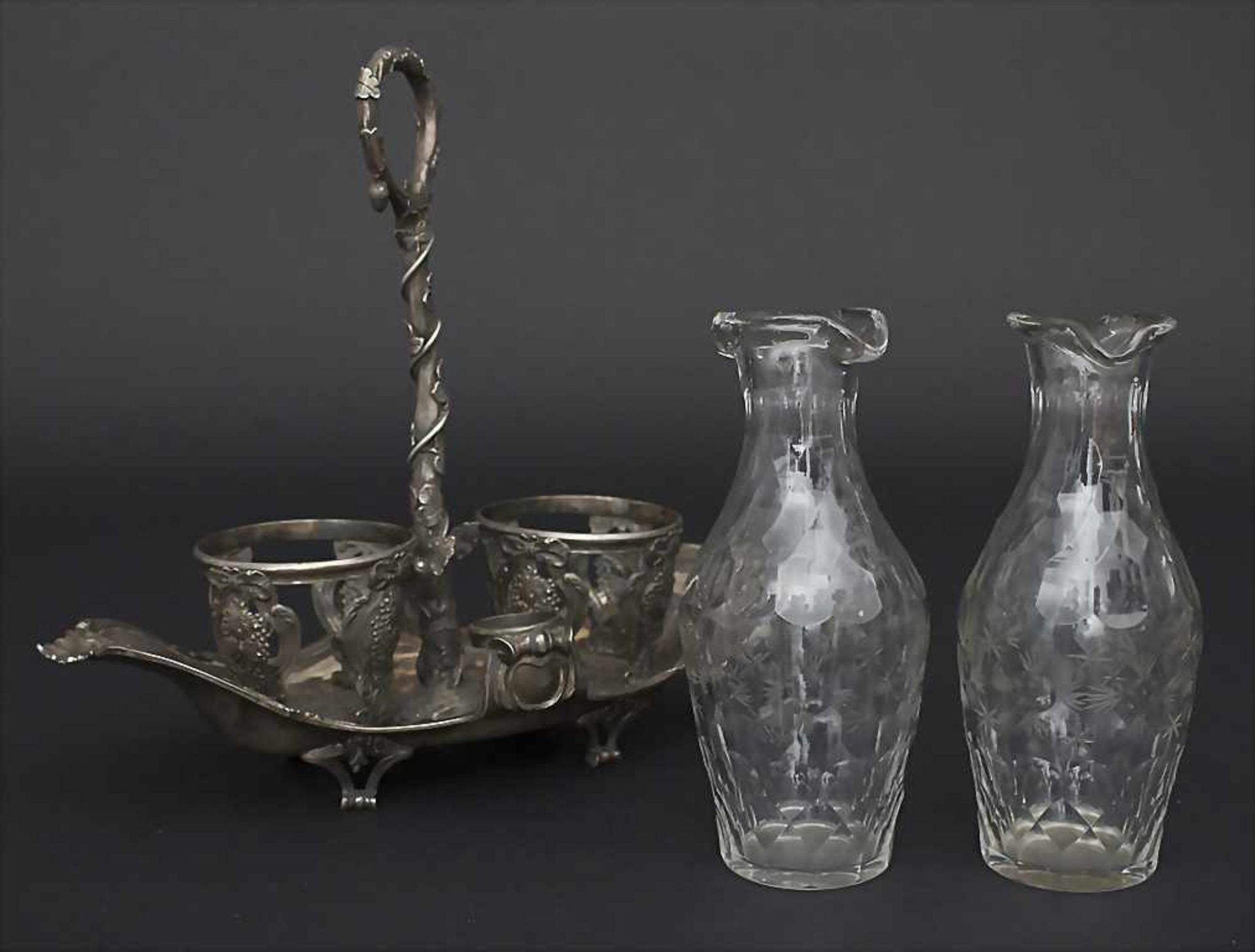 Rokoko Menage / A Rococo cruet stand, Louis-Joseph Milleraud-Bouty, Paris, 1789Material: Silber 950, - Bild 2 aus 4