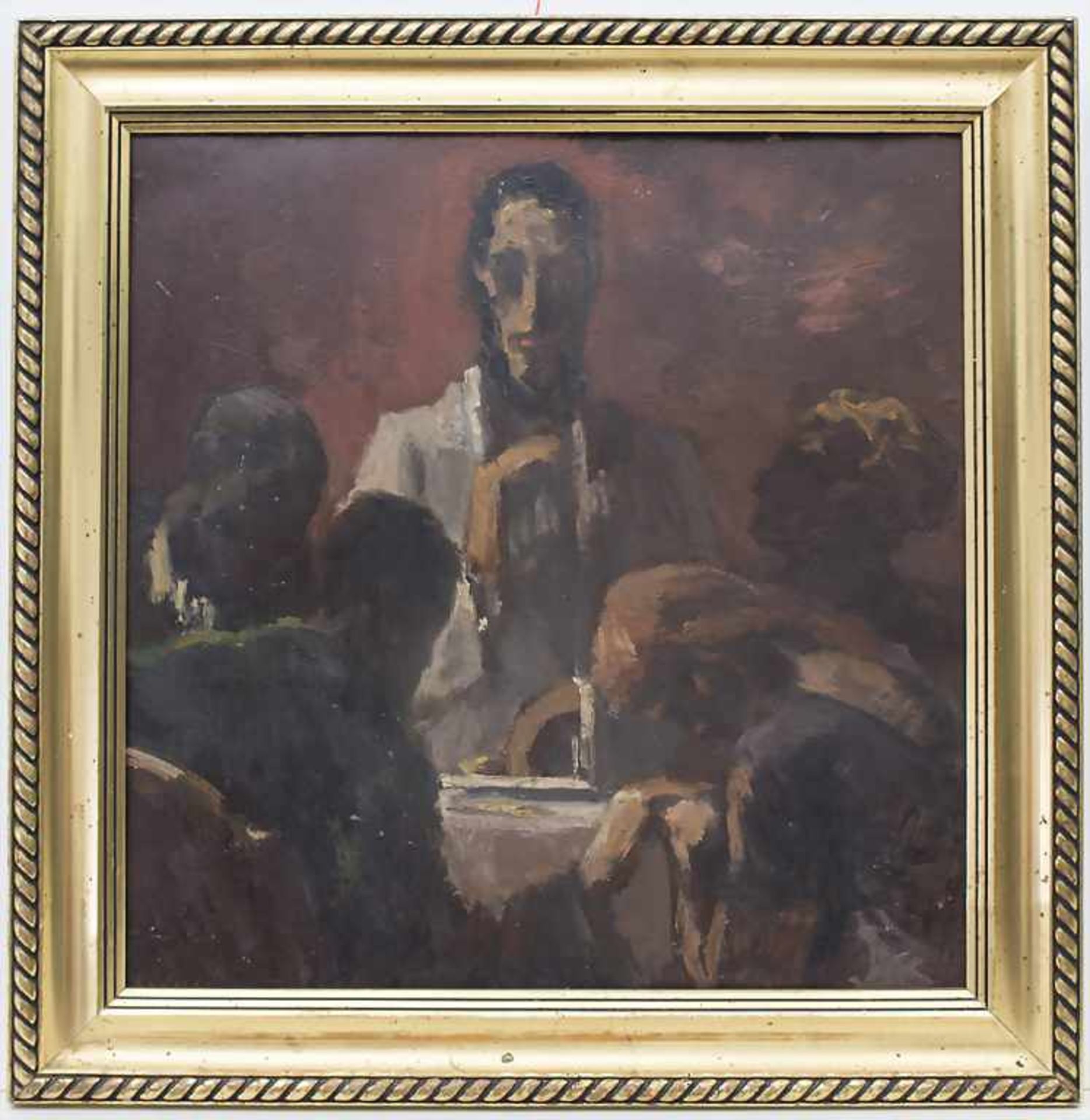 Erich Seidel (1895-1984), 'Christus mit seinen Jüngern' / 'Christ and his followers'Technik: Öl - Image 2 of 4