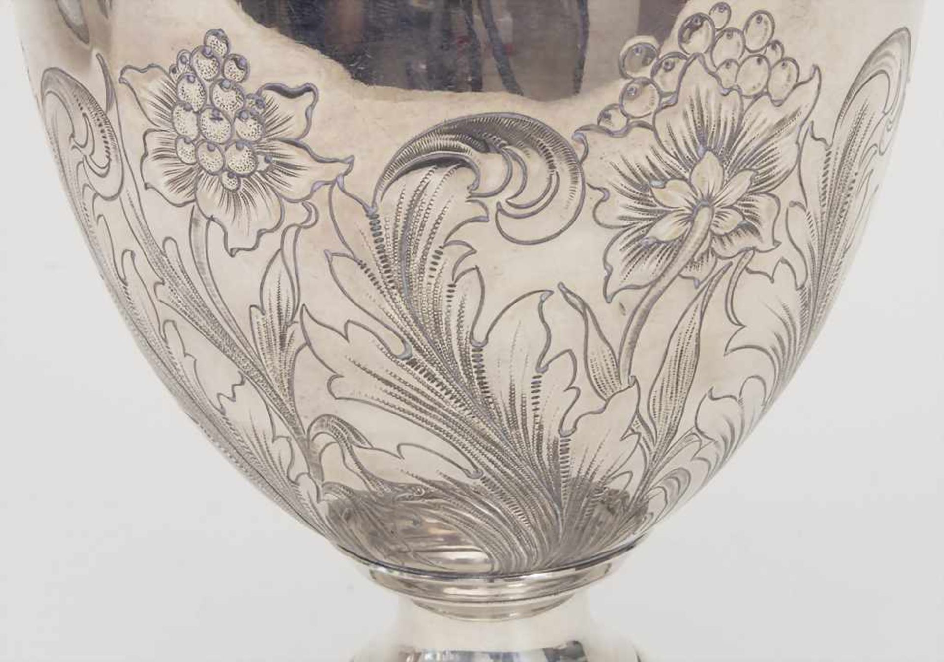 Große Waschschüssel mit Wasserkrug / A large silver wash bowl with ewer, L. Dupre, Paris, 1819- - Bild 13 aus 15