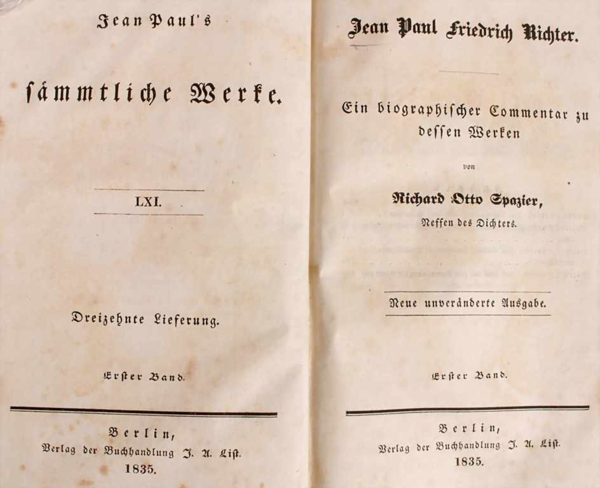 Konvolut 4 antiquarischer Bücher / A set of 4 antiquarian books, 19. Jh.Bestehend aus: Emil Kuh: