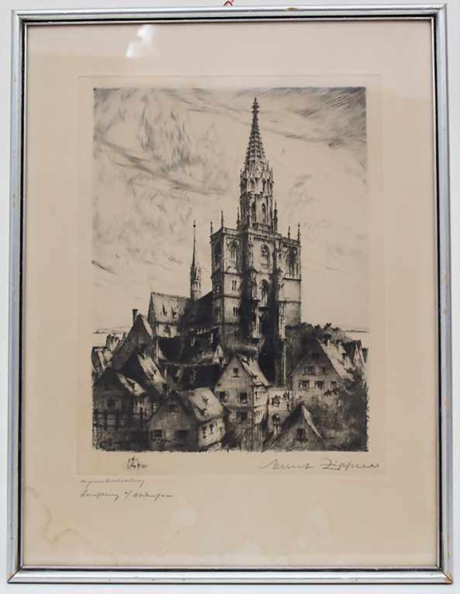 Ernst Zipperer (1888-1982), 'Historische Stadtansicht' / 'A historic city view'Technik: Radierung - Bild 2 aus 5