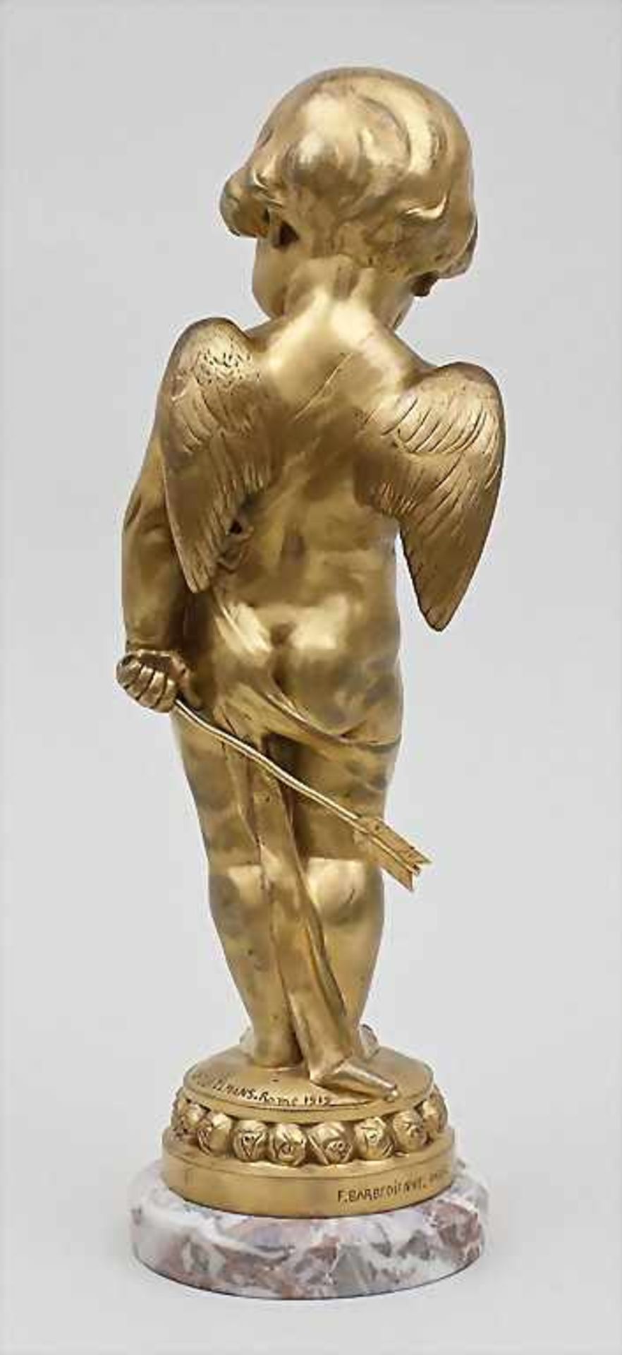 Stehender Amor/Bronze Sculpture Of A Standing Cupid, Lucienne Antoinette Heuvelmanns (1885-1944), - Image 3 of 6