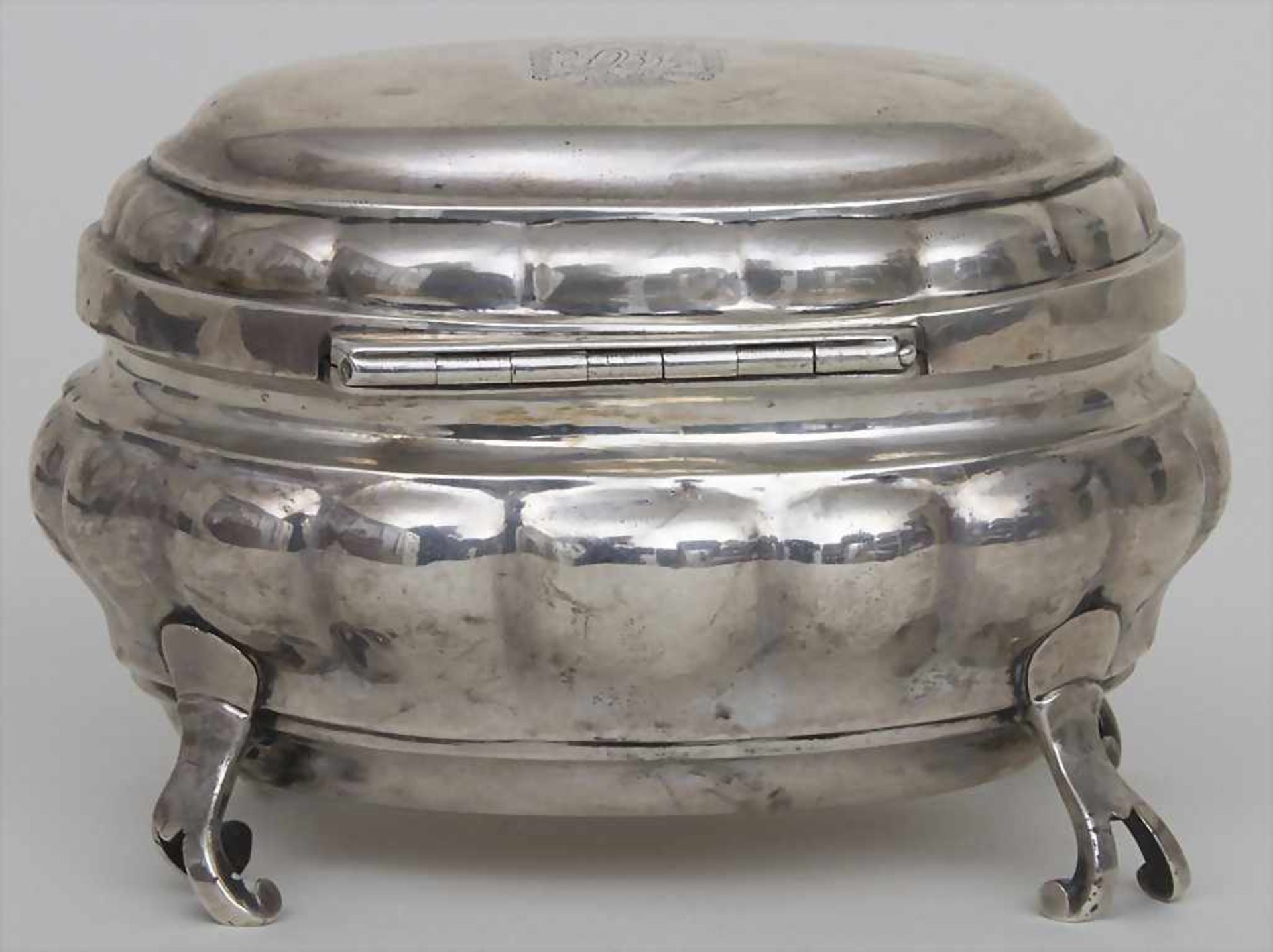 Barock Zuckerdose / A Baroque sugar bowl, Straßburg / Strasbourg, um 1794Material: Silber 13 Lot, - Bild 3 aus 9