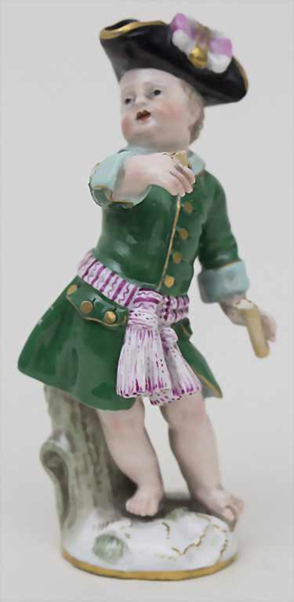 Kleine verkleidete Amorette / A small disguised amoretto, Meissen, 19. Jh.Material: Porzellan,