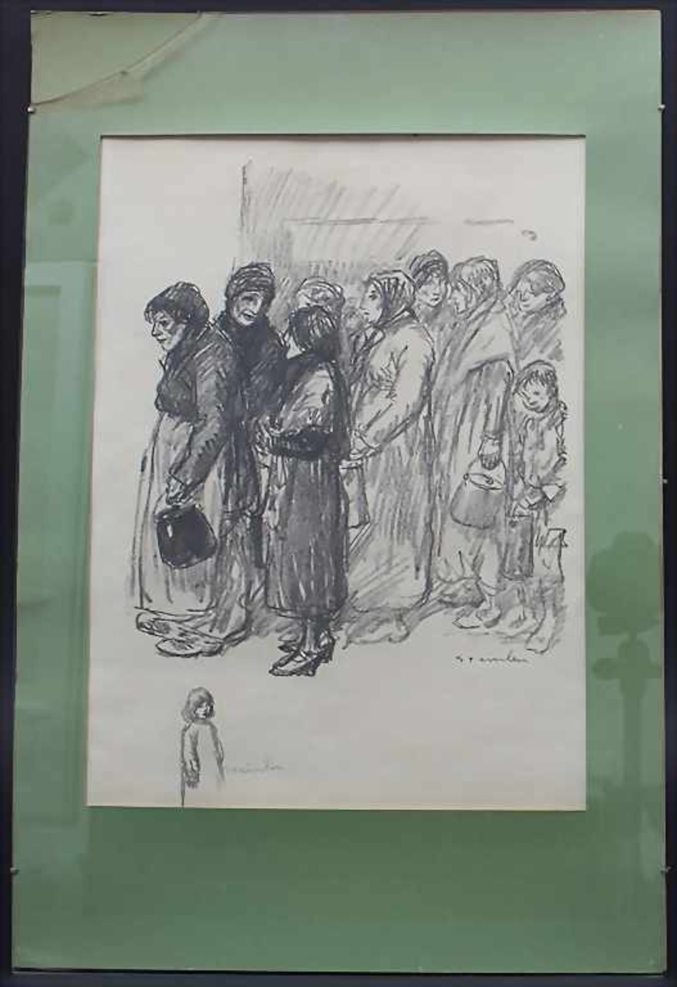 Théophile Alexandre Steinlen (1859-1923) Lithografie: 'La Soupe' (die Suppe) / A lithographie: ' - Image 3 of 3