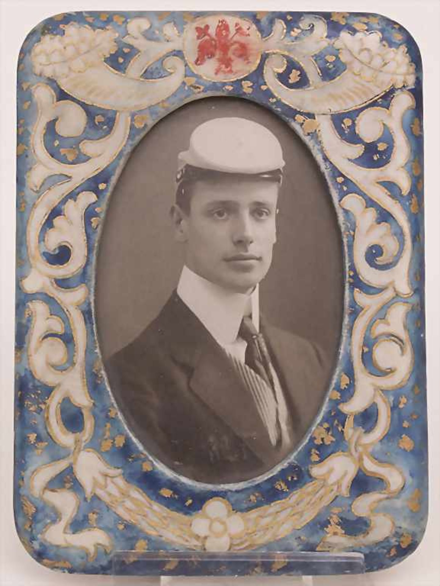 Burschenschaftler-Porträt / A portrait of a fraternity member, um 1900Material: Fotografie, gerahmt,