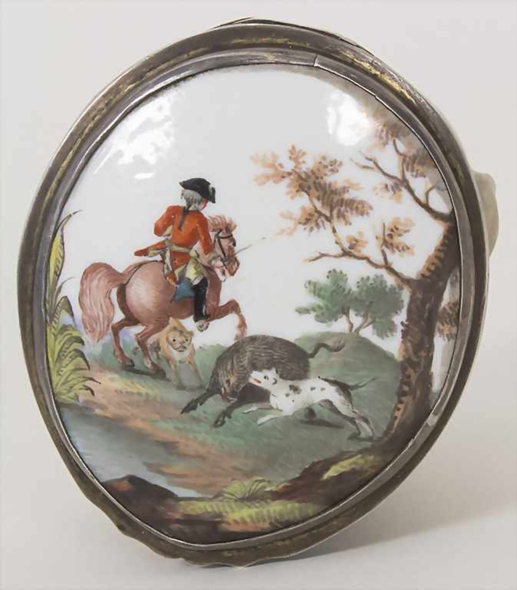 Tabatiere 'Mopskopf' / A snuff-box in the form of a pug's head, Meissen, um 1750Material: Porzellan, - Image 11 of 11