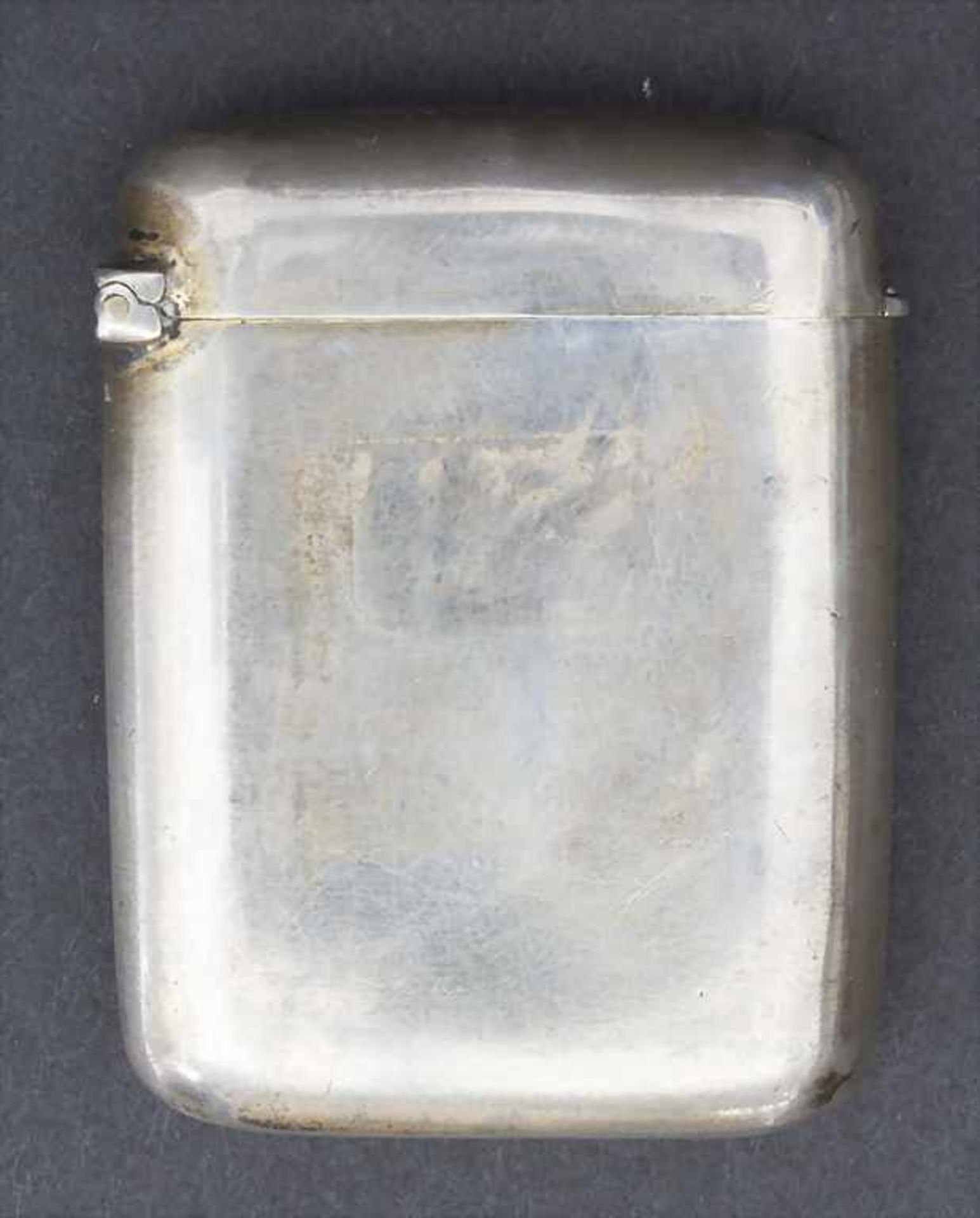 Streichholzetui / A silver matchbox, Frankreich, Prudent Quitte, 1882Material: Silber, Unterseite