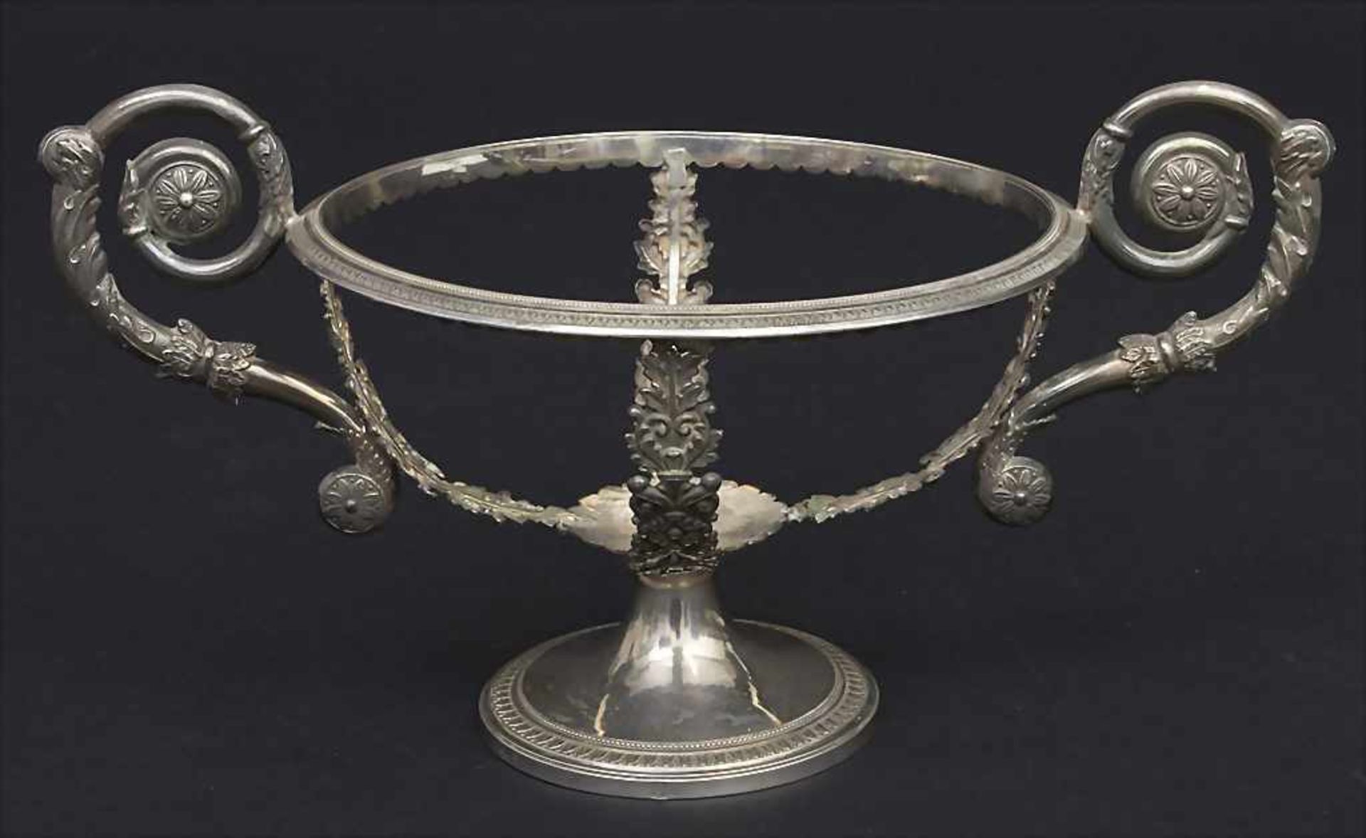 Deckeldose / A lidded silver bowl, Brüssel / Brussels, um 1840Material: Silber 950, mit - Bild 9 aus 11