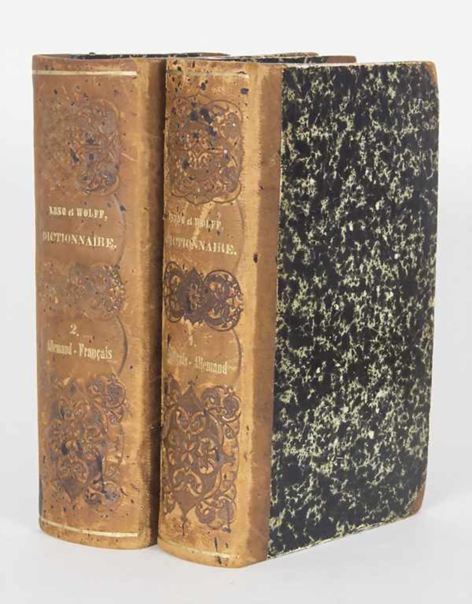 Leng/Wolff, 2 Bände 'Nouveau Dictionnaire Français-Allemand' und 'Allemand-Français',