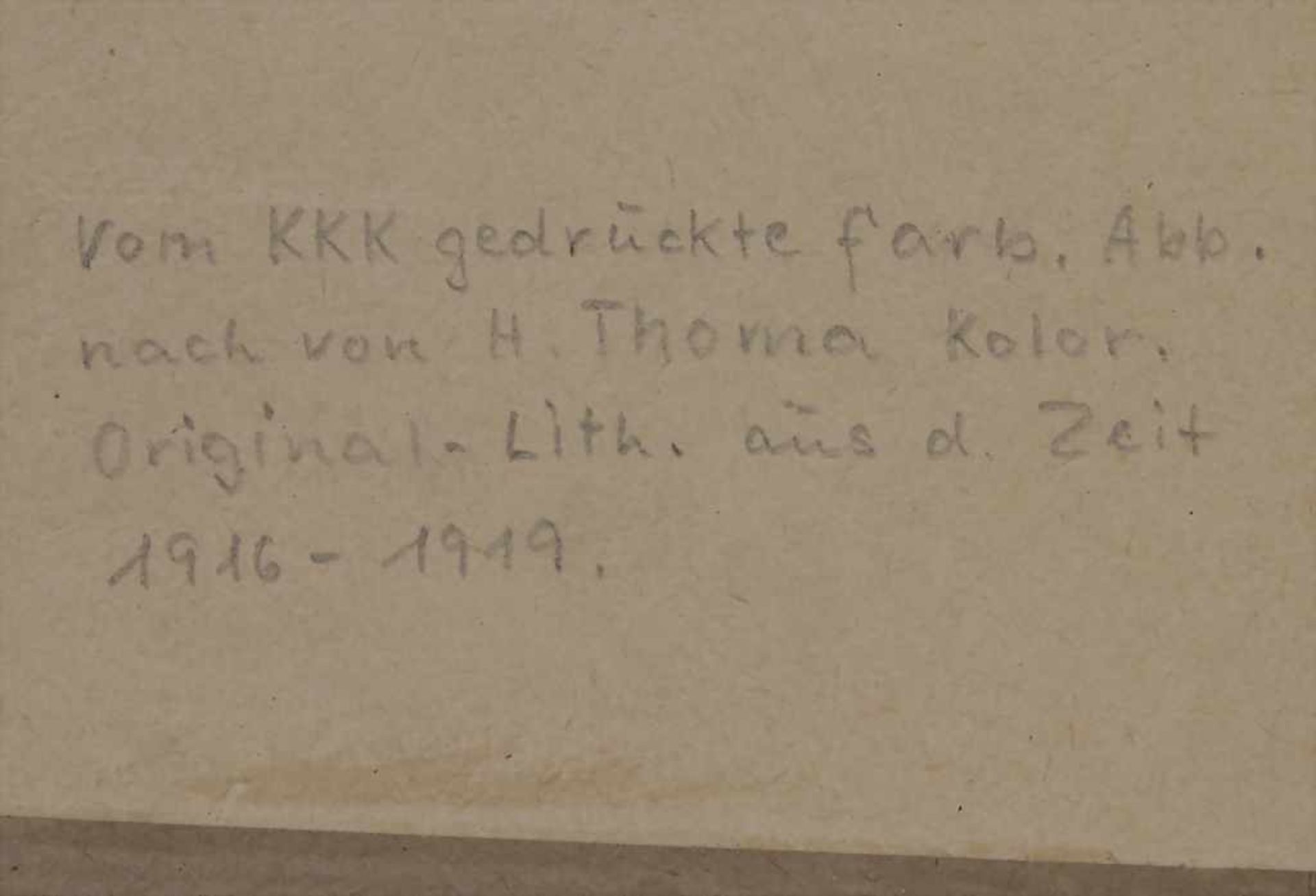 Hans Thoma (1839-1924), 'Alemannischer Bauer' / 'Alemannic farmer'Gerahmt von astrologischen - Bild 4 aus 4