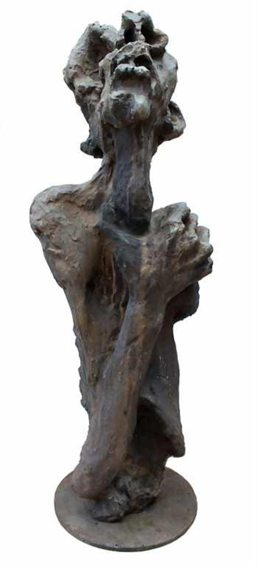 Eliana Molinelli (1945-2004), Kubistische Figur 'Der Schrei' / A cubist style figure 'The Cry'