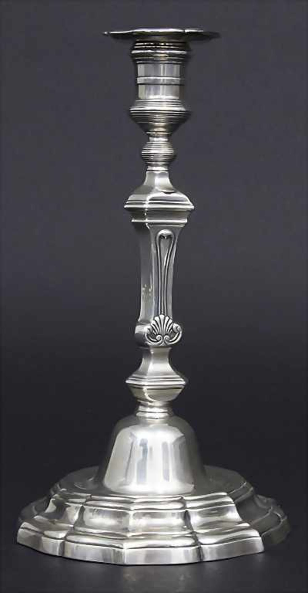 Louis XV Kerzenleuchter / A silver candlesticks, vueve Angilles, Dunkerque, 1762Material: Silber - Bild 2 aus 8