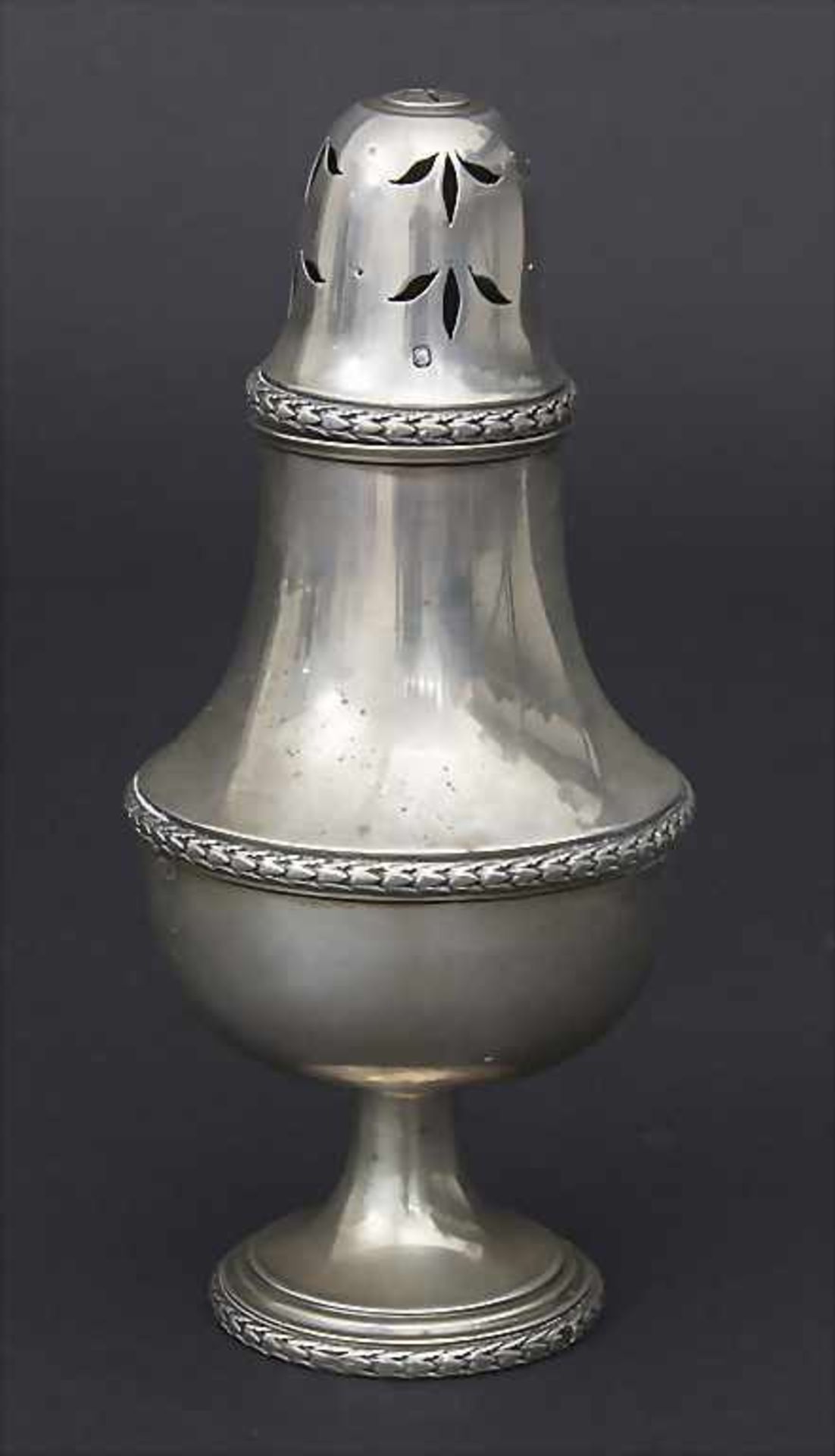 Zuckerstreuer / A silver sugar shaker, J. Gruhier, Paris, um 1890Material: 950er Silber,
