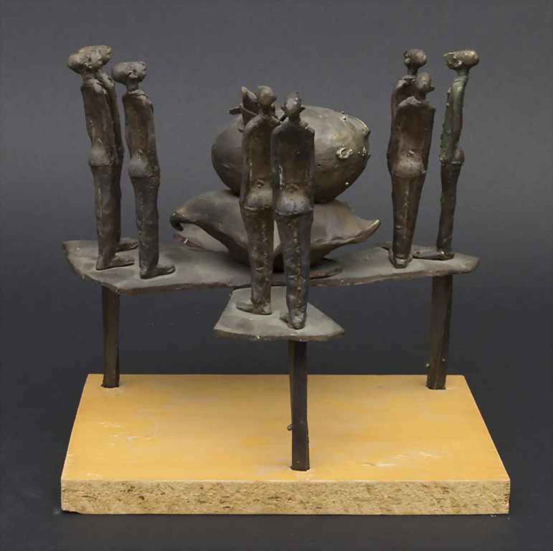 Karl Reidel (1927-2006) (Zuschreibung / Attributed), Figurengruppe 'Männer mit großem - Image 2 of 5