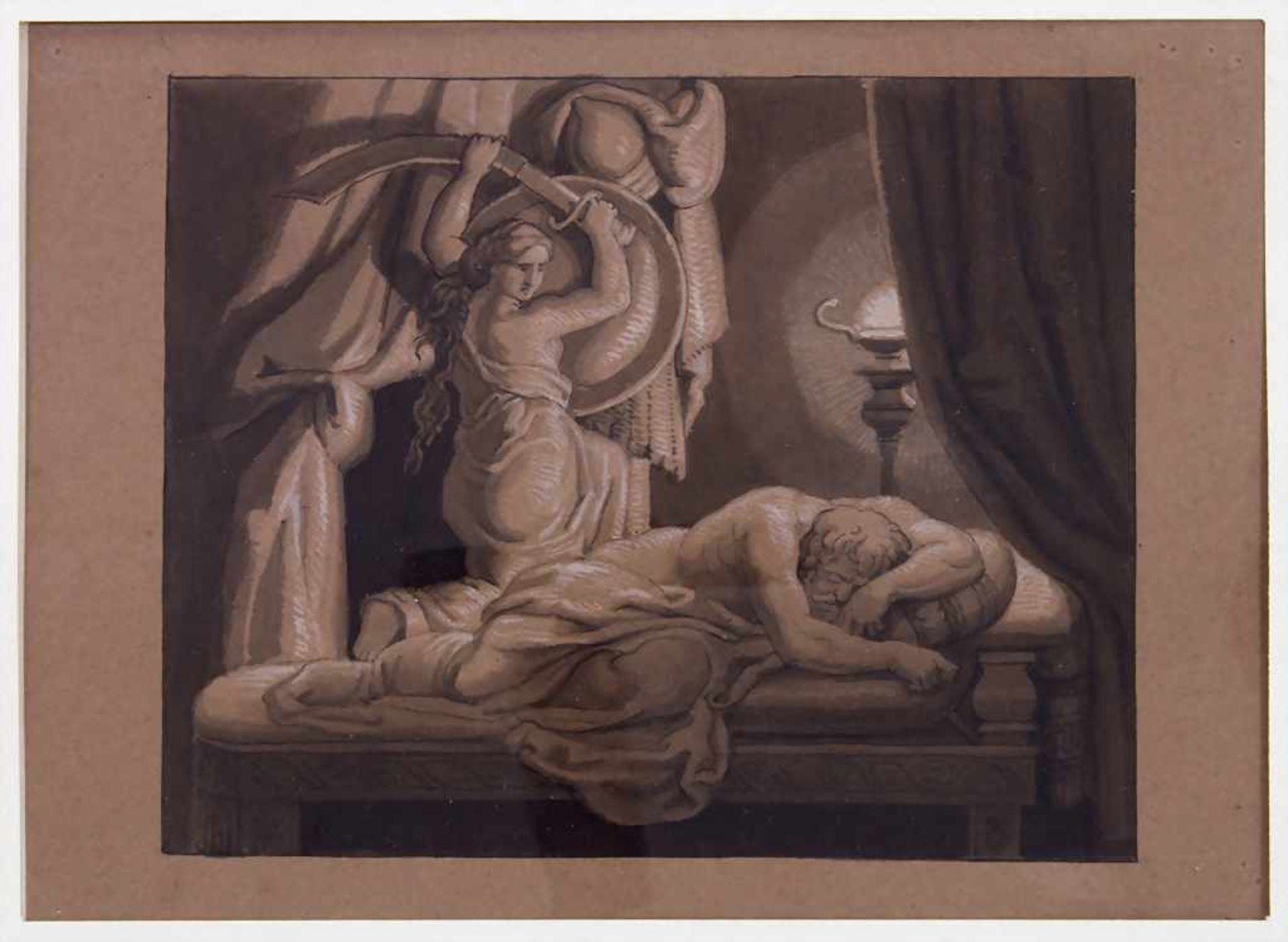 Carl Vornkeller (tätig um 1840), 'Judith und Holofernes' / 'Judith and Holofernes'Technik: Tusche- /