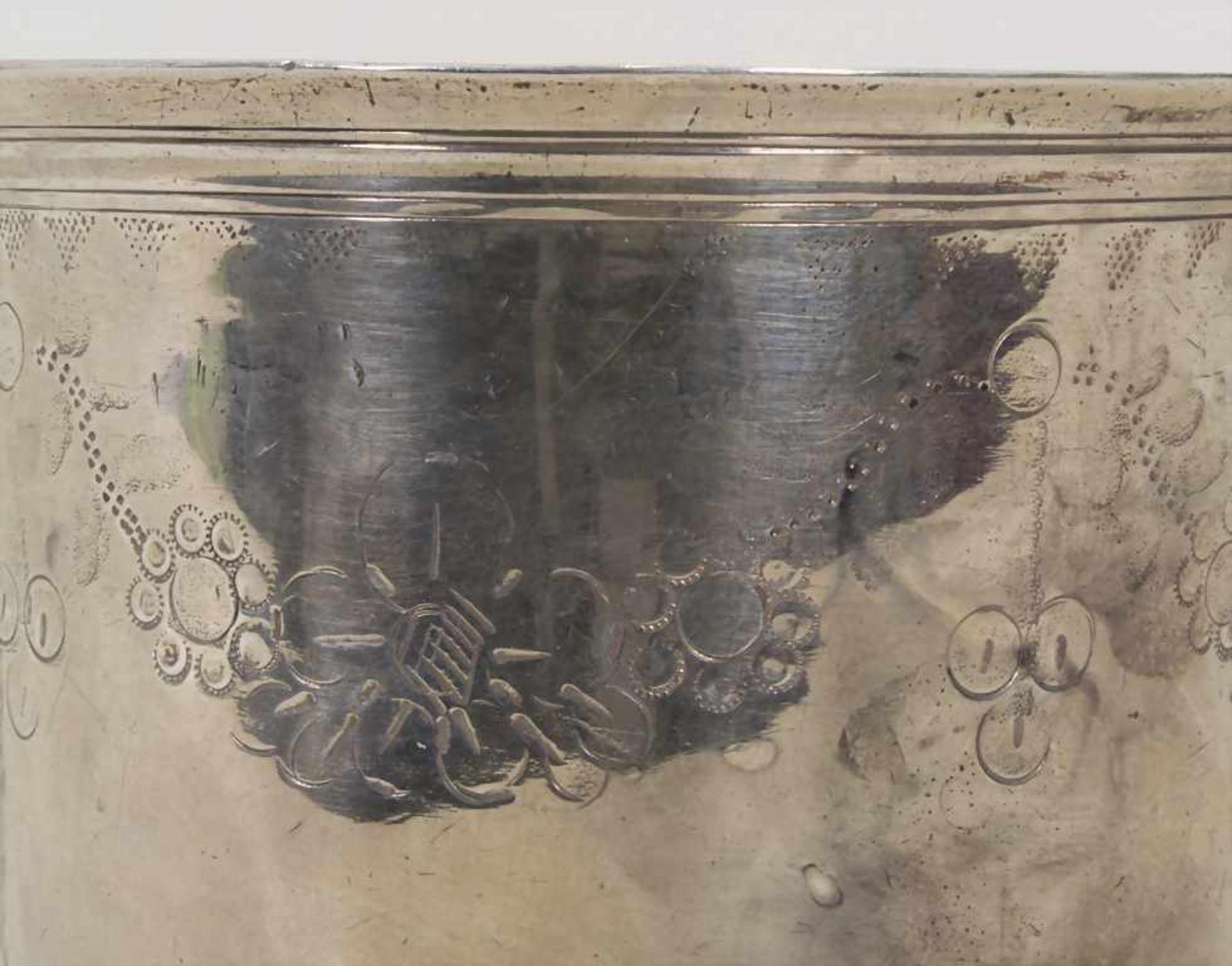 Becher / A silver beaker, Théodore Tonnelier, Paris, 1819-1838Material: 950er Silber, umlaufend - Image 6 of 8