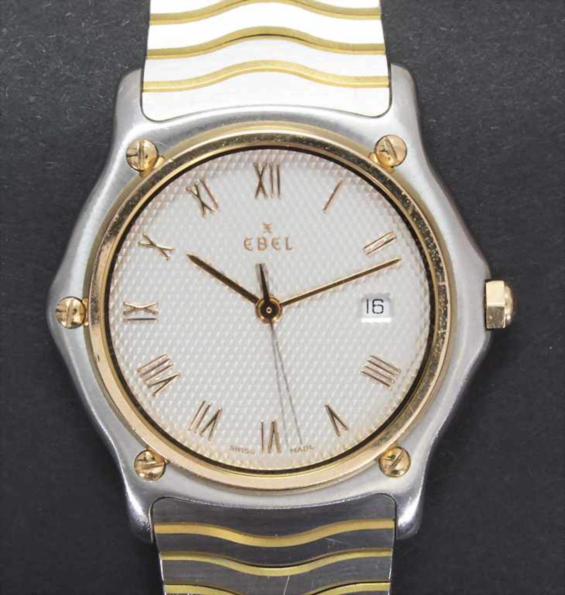 HAU 'Sport Classique' / A men's watch, EBEL, Schweiz, 1990erMaterial: Stahlgehäuse mit