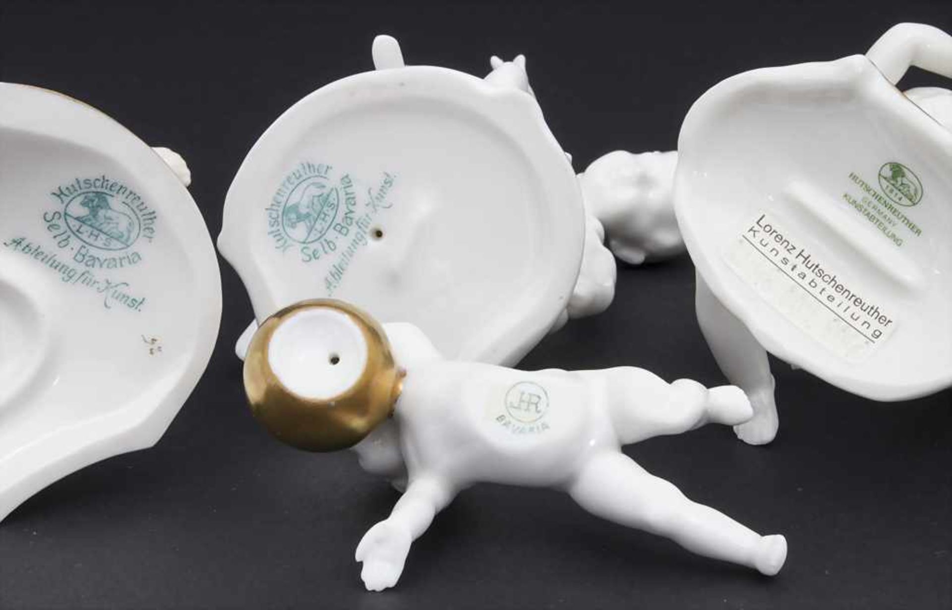 Konvolut 4 Porzellanfiguren / A set of 4 porcelain figures, Karl Tutter, HutschenreutherBestehend - Bild 3 aus 3