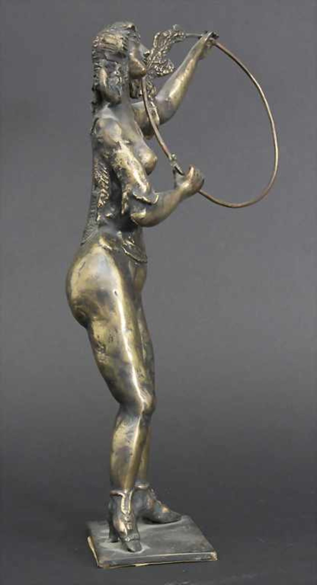 Bele Bachem (1916-2005), 'Akrobatin mit Reif' / 'An acrobat girl with hoop'Technik: Bronze, - Image 4 of 6