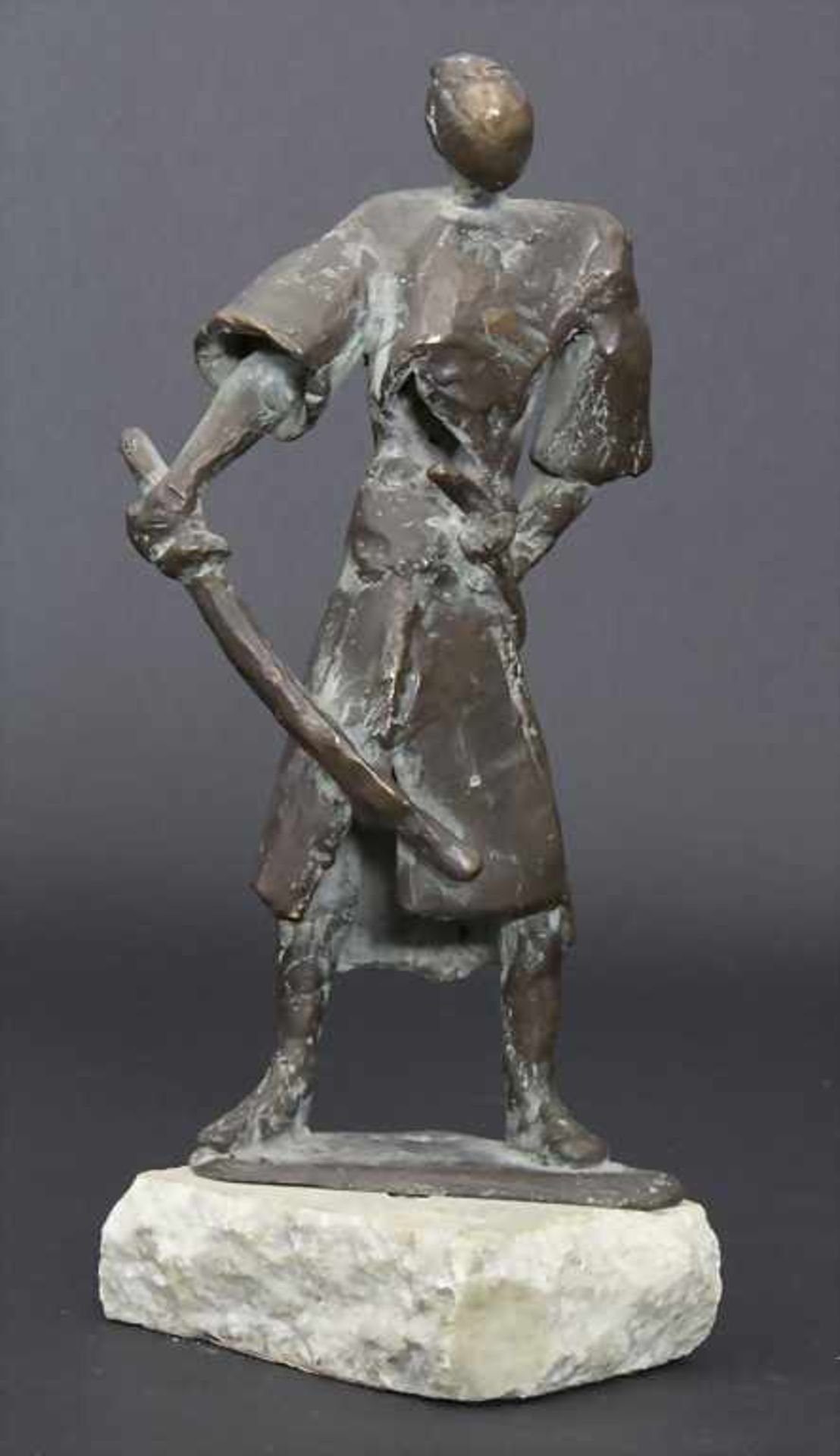 Henryk Bakalarczyk (20.-21. Jh.) (Zuschreibung / Attributed), Bronzefigur 'Samurai' / A bronze