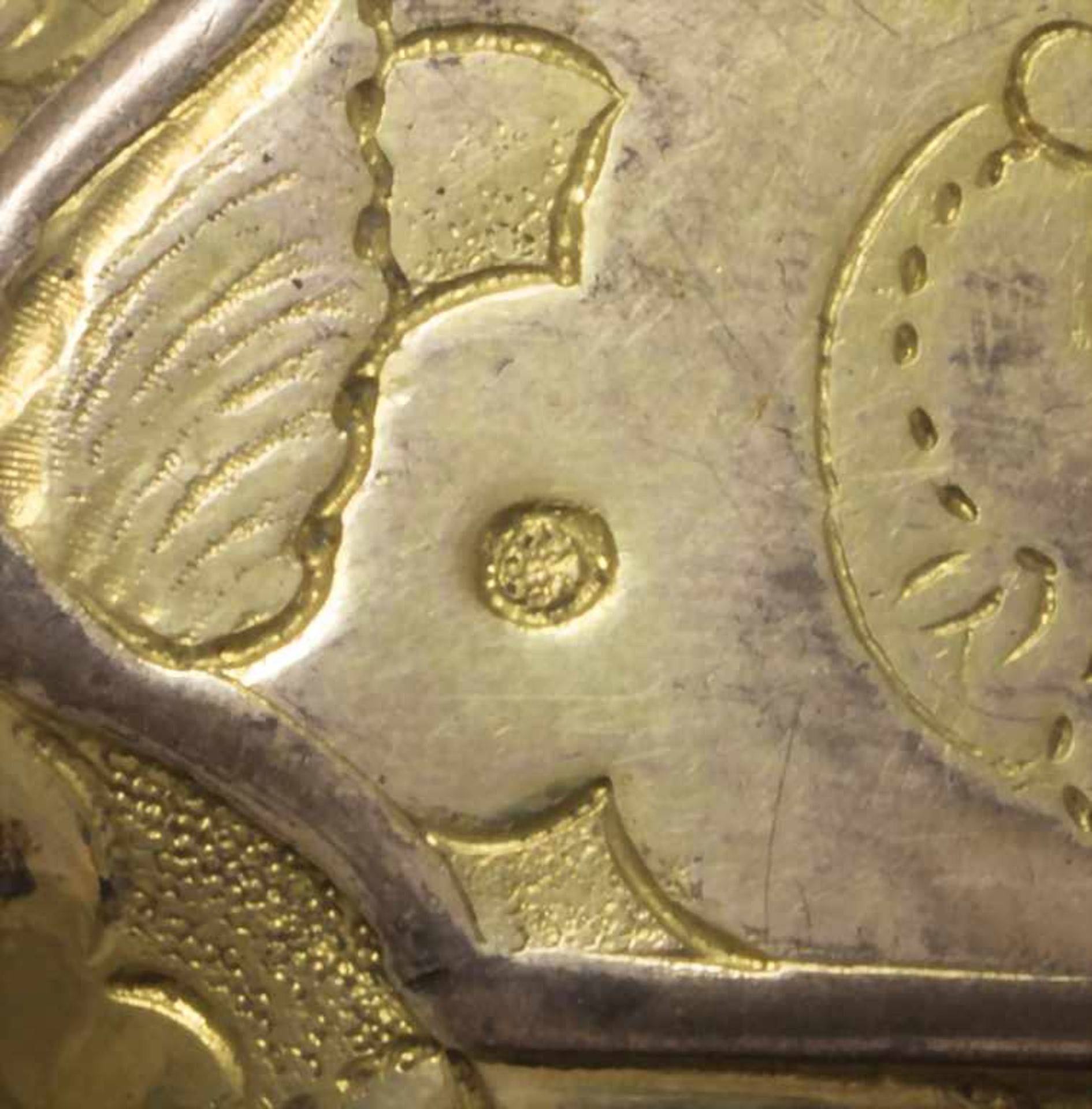 Schnupftabak-Dose / Tabatiere / A silver snuffbox, wohl Augsburg, um 1700Material: Silber, 13 Lot, - Bild 7 aus 7