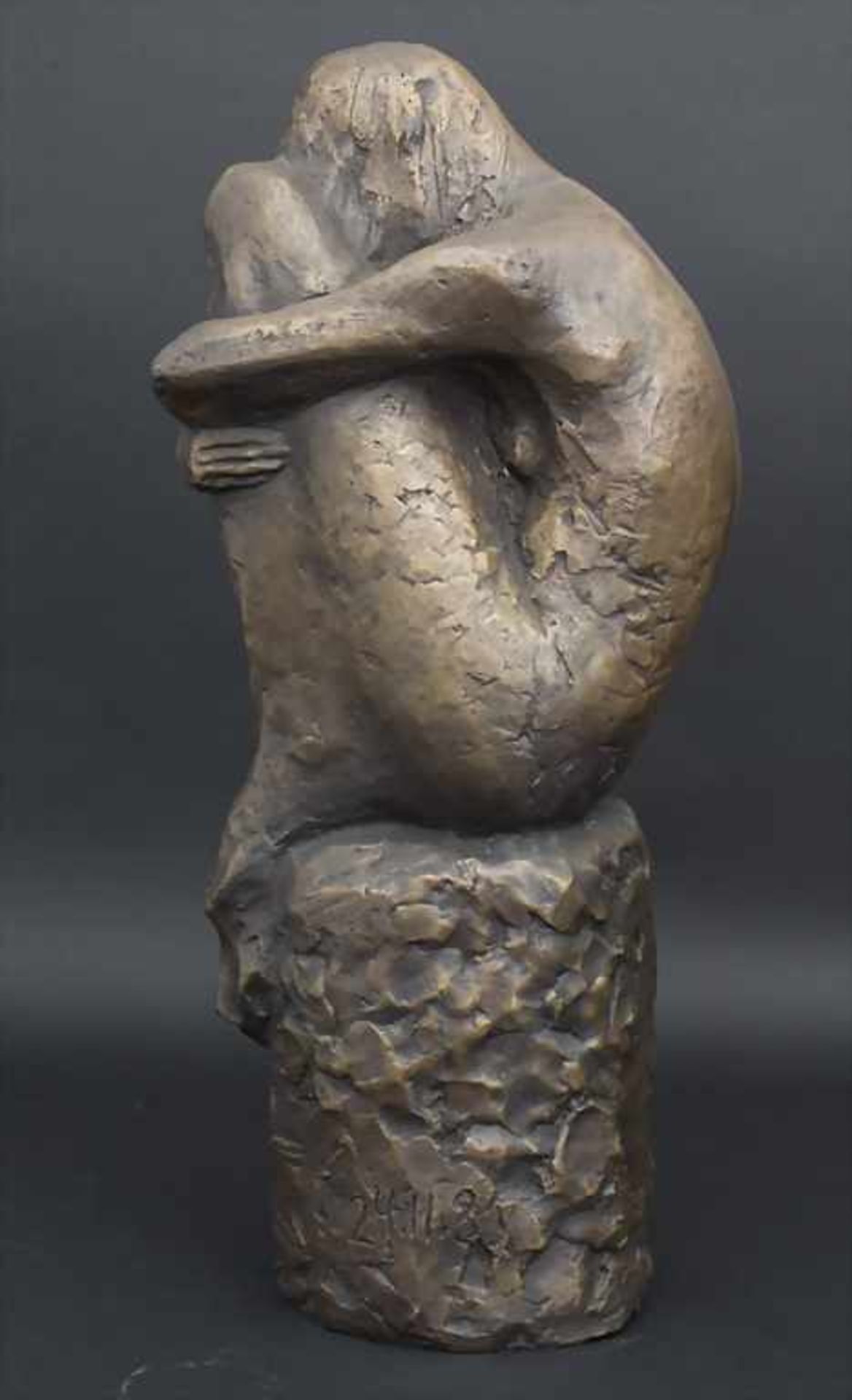 Pfälzer Künstler (20. Jh.), 'In Gedanken' / 'In thought'Technik: Bronze, patiniert, Datierung: 1981,