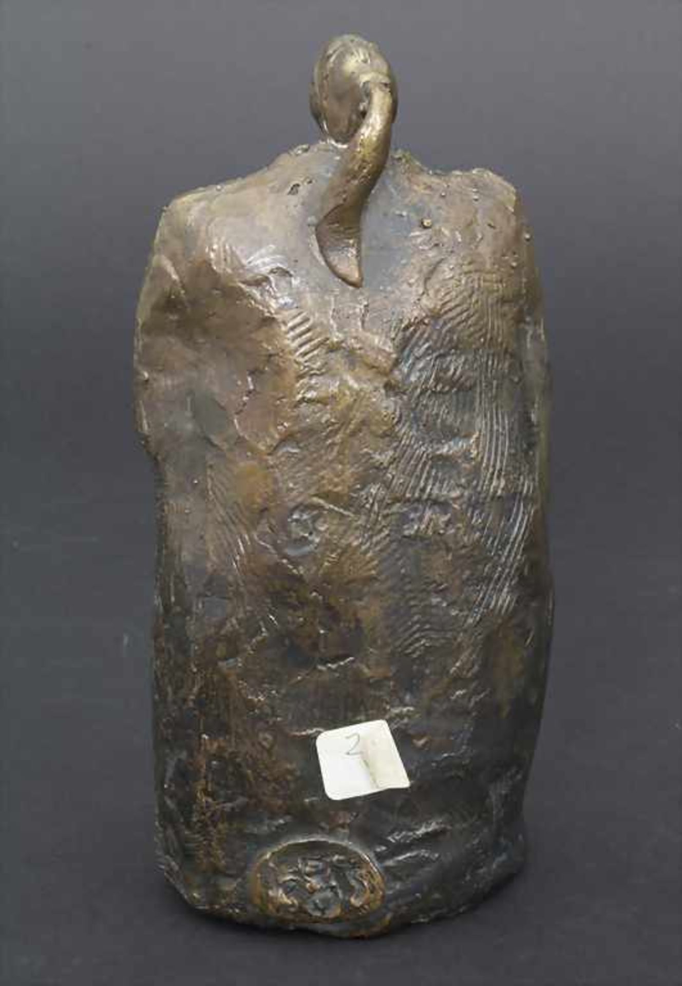 Künstler des 20. Jh. (wohl Bulgarien), 'Figurenglocke' / 'A figural bell'Technik: Bronze, - Image 2 of 5