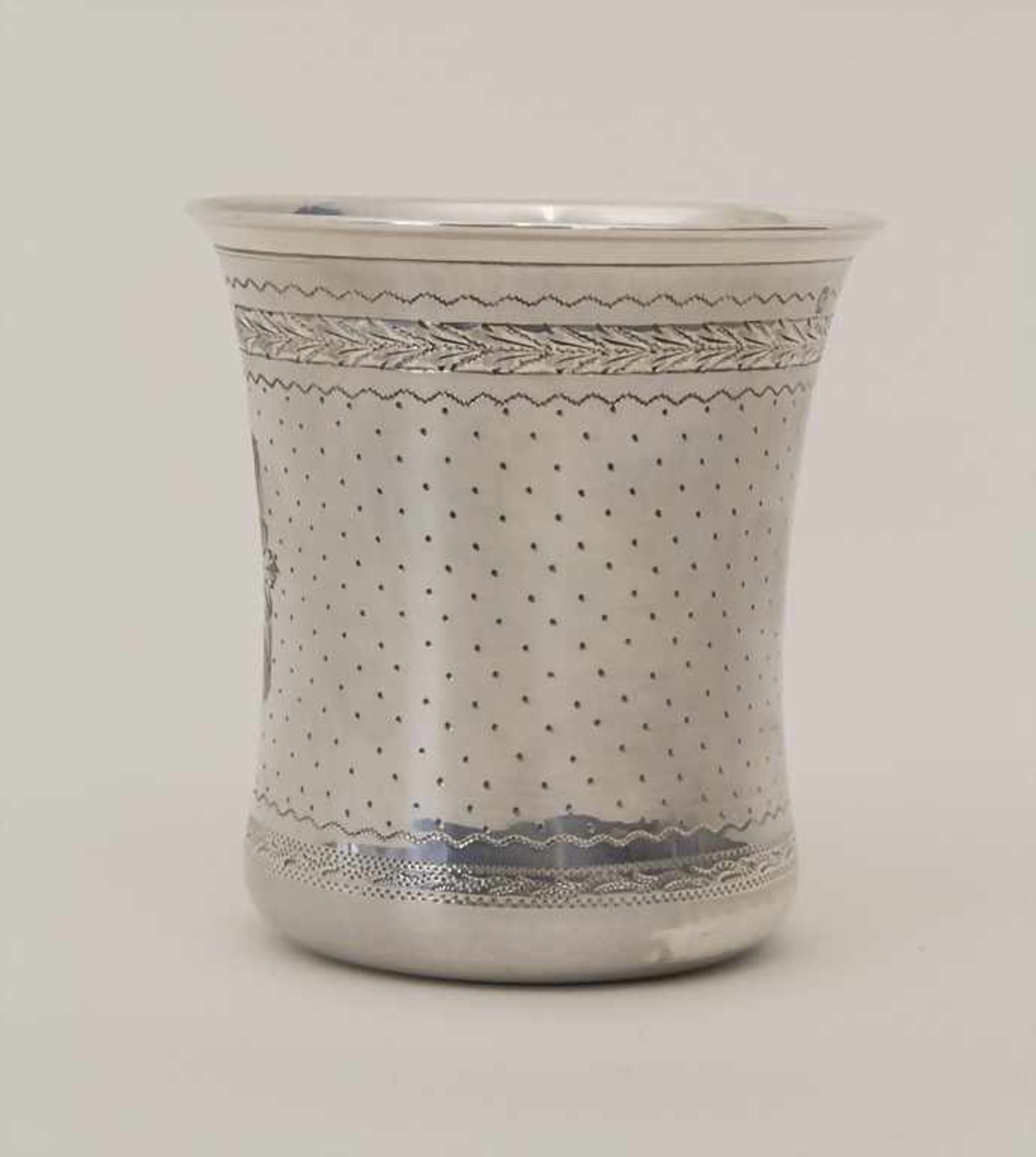 Becher / A silver beaker, Emile Puiforcat, Paris, um 1880Material: 950er Silber, innen vergoldet, - Image 2 of 8