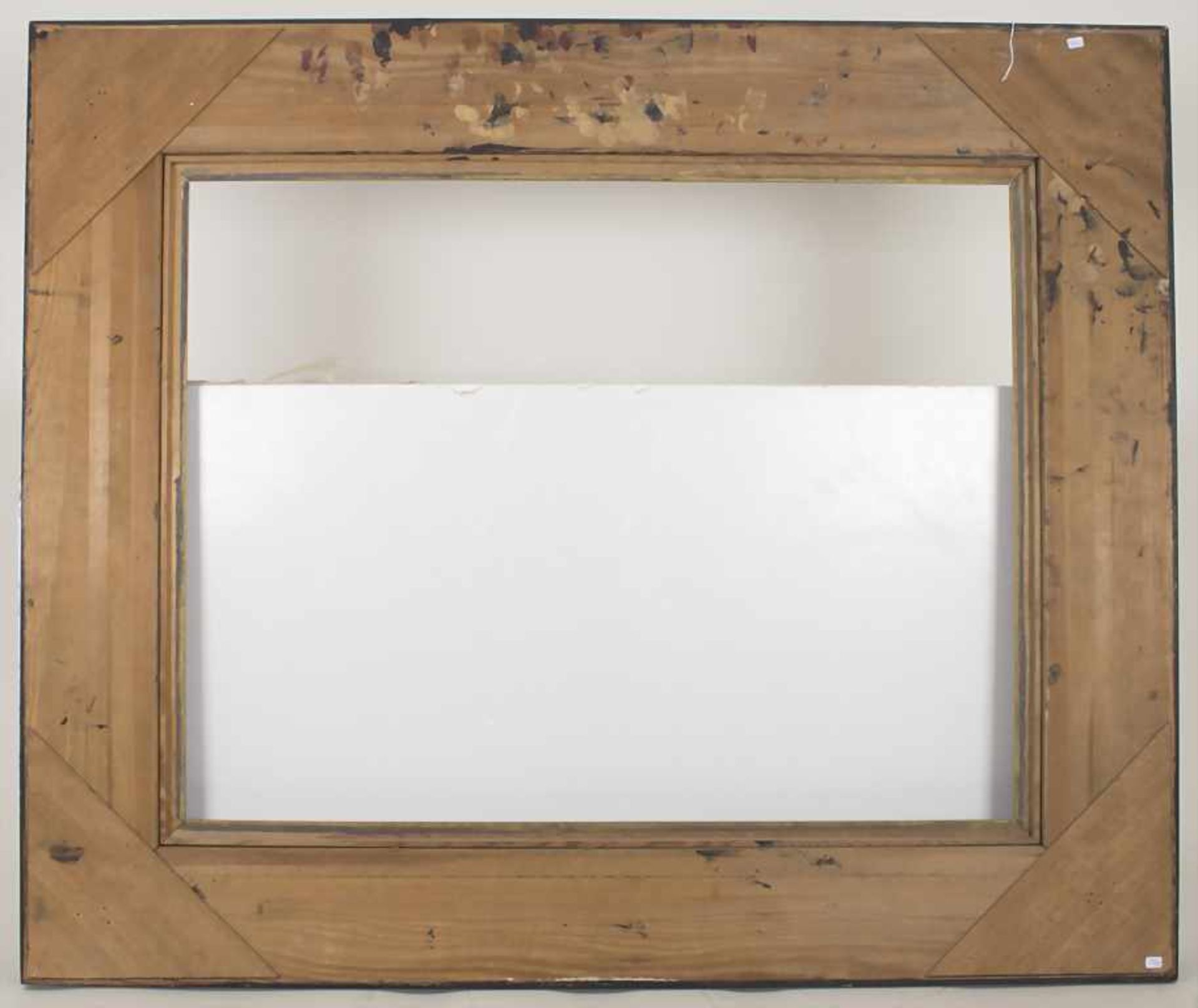 Biedermeier-Rahmen / A Biedermeier frameMaterial: Holz, ebonisiert, mit reliefiertem Perlfries - Bild 4 aus 4