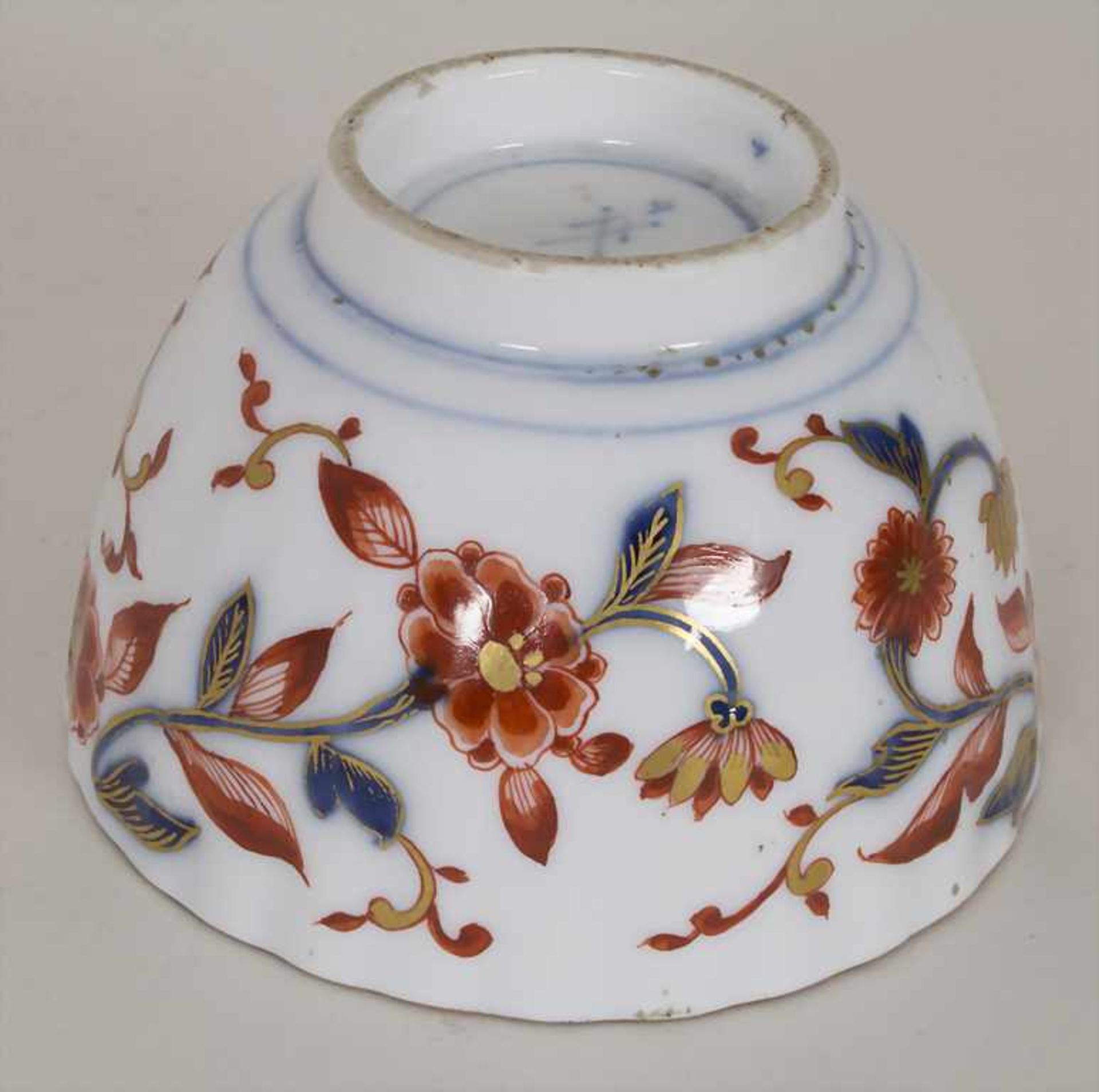 Koppchen mit Unterschale / A cup and saucer, Meissen, um 1735Material: Porzellan, polychrom - Bild 12 aus 12