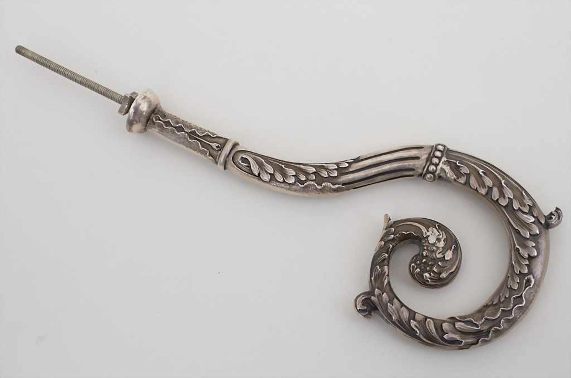 Griff eines Bischofsstabs / The silver handle from a bishop's crozier, Frankreich, 19. Jh. - Image 2 of 4