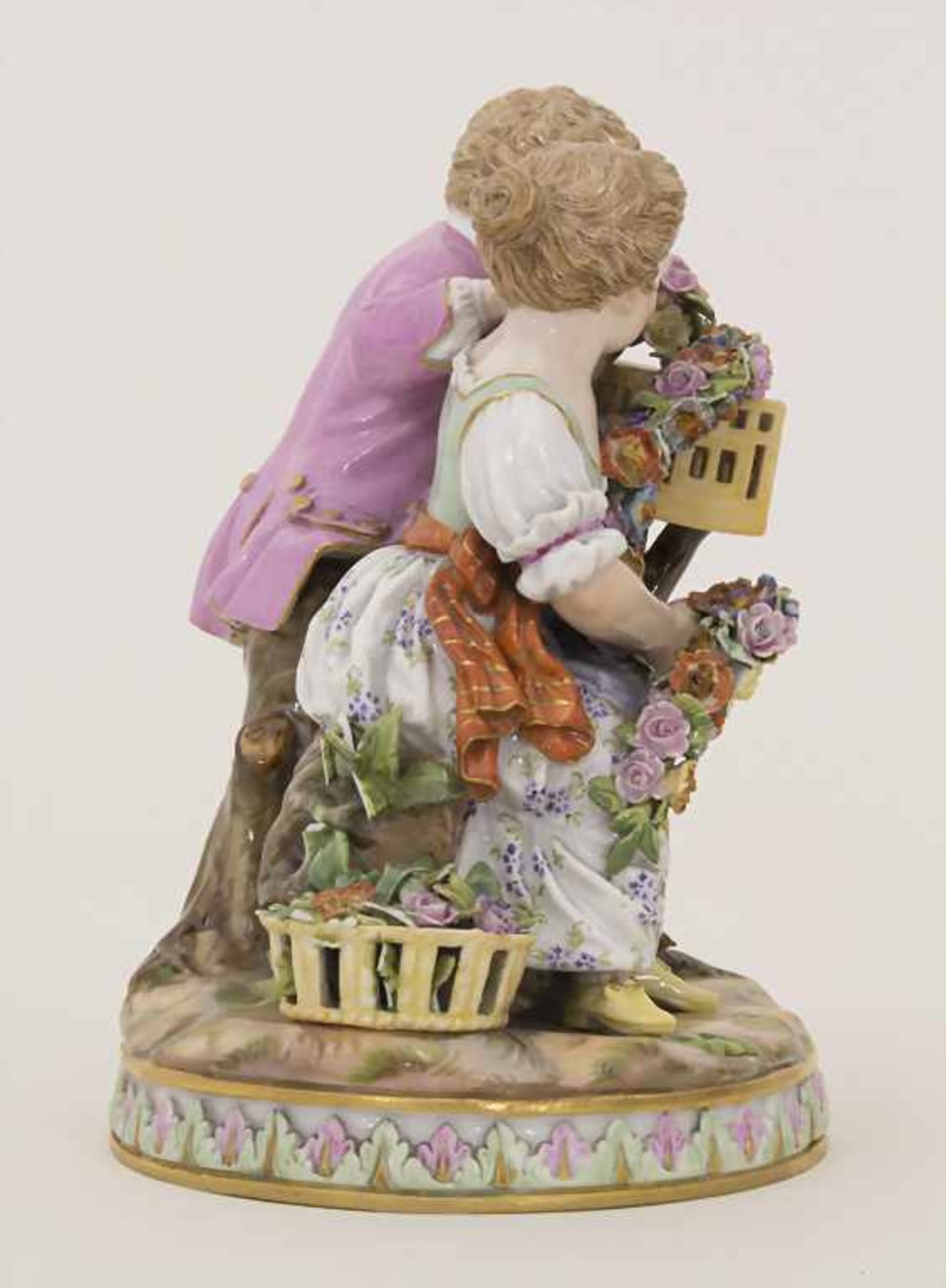 Gärtnerkinder 'Der Frühling' / Gardener's children 'The spring', Meissen, 1860-1924Material: - Bild 4 aus 8