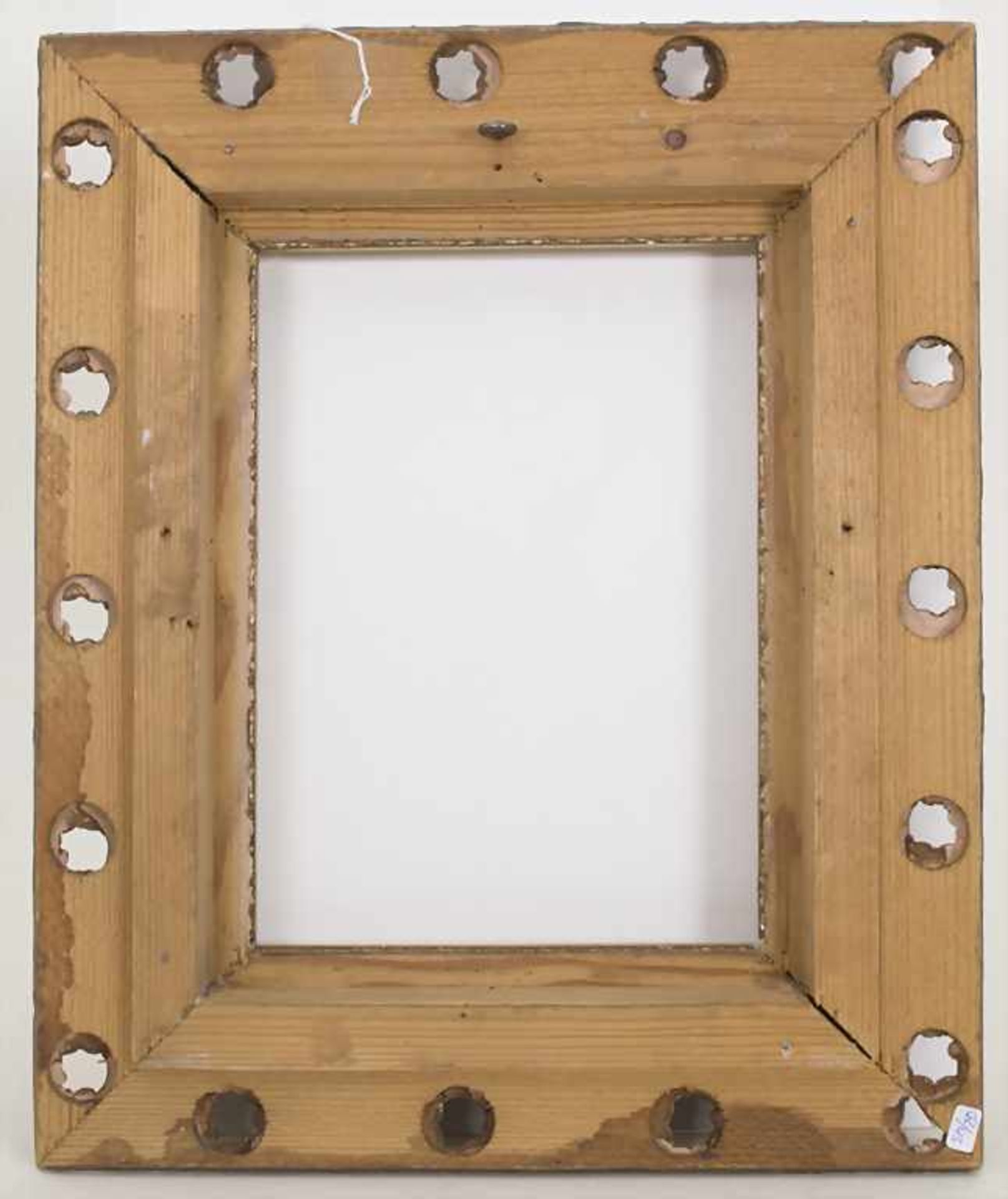 Konvolut 4 Rahmen / A set of 4 framesMaterial: Holz, goldstaffiert, teilweise geschnitzt und - Bild 6 aus 6