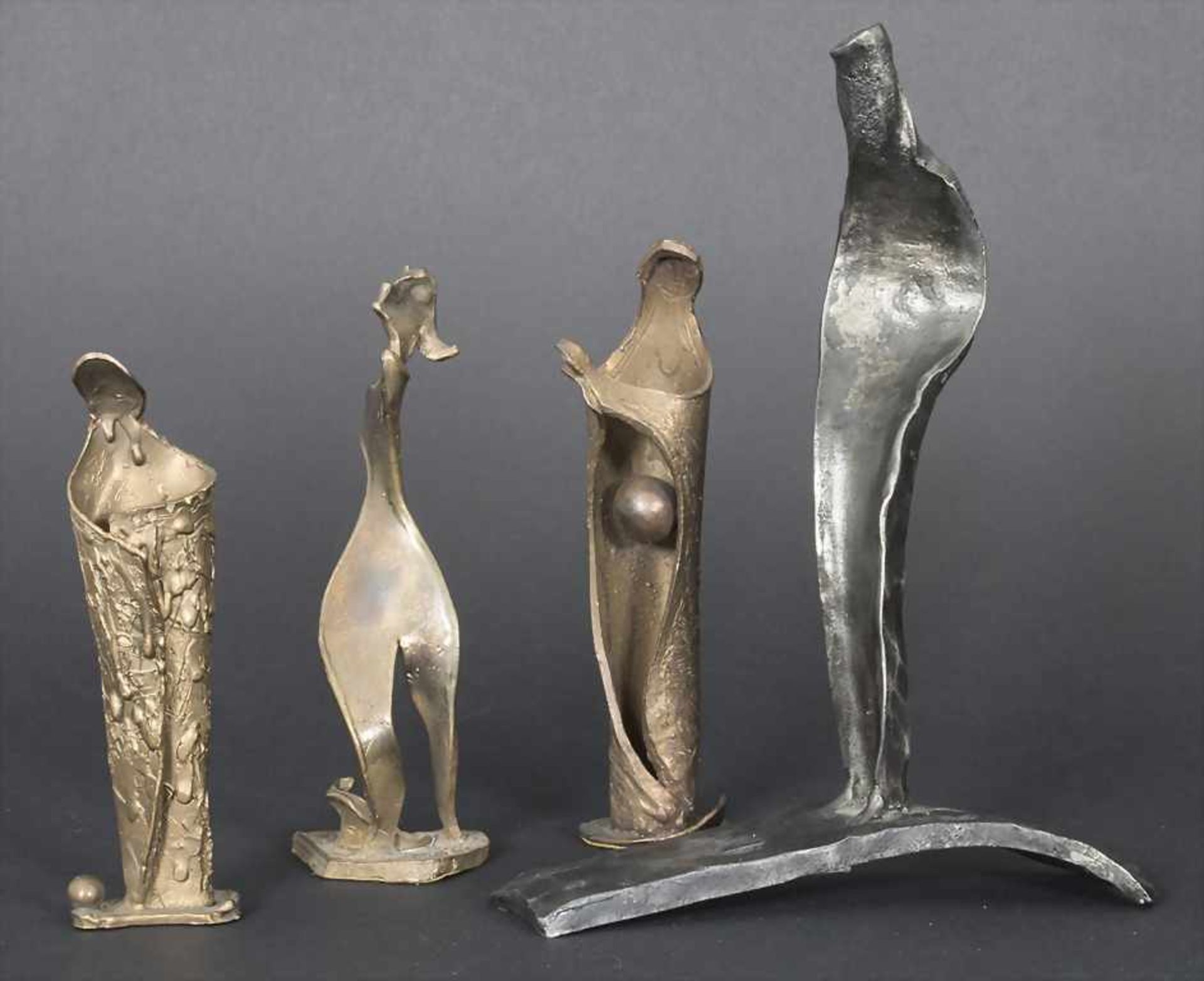 Hardy Schneider-Sato (1919-2002), 4 Bronzefiguren / A set of 4 bronze figuresTechnik: Bronze /