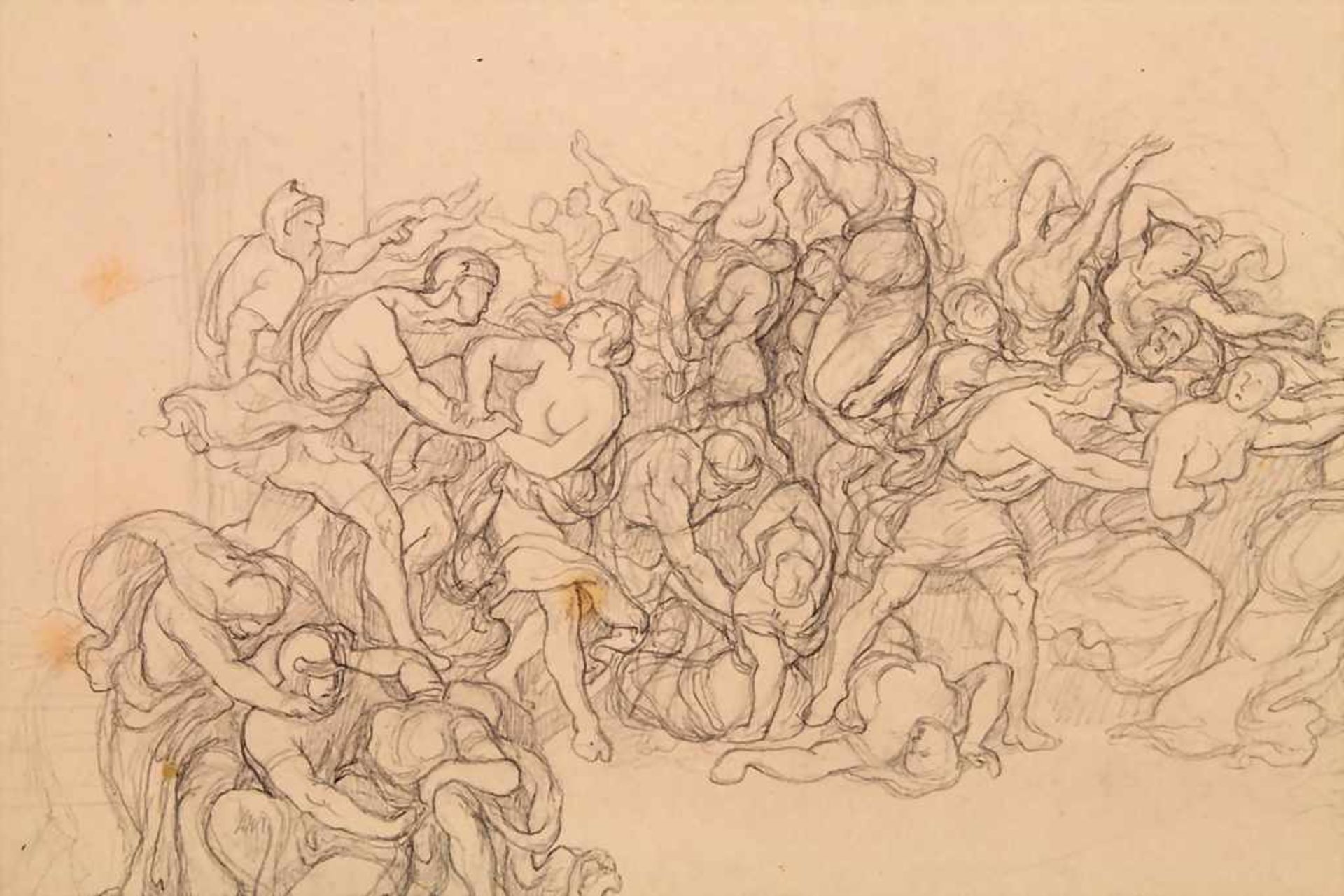 Carl Vornkeller (tätig um 1840), 'Der Raub der Sabinerinnen' / 'The rape of the Sabine women' - Bild 2 aus 4