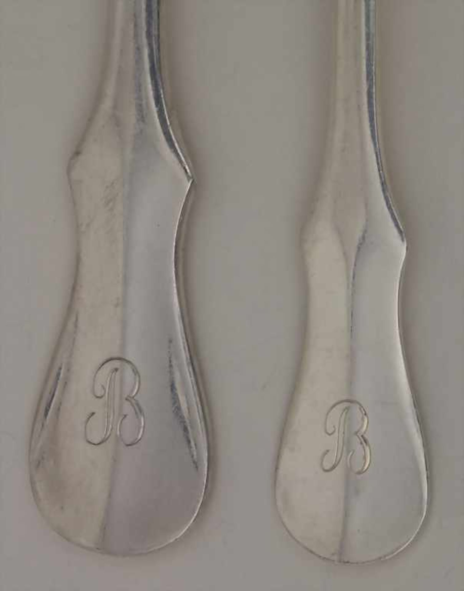 Zusatzteile / Additional silver cutlery, Robbe & Berking, Flensburg, 20. Jh.Set bestehend aus: 4 - Image 7 of 7