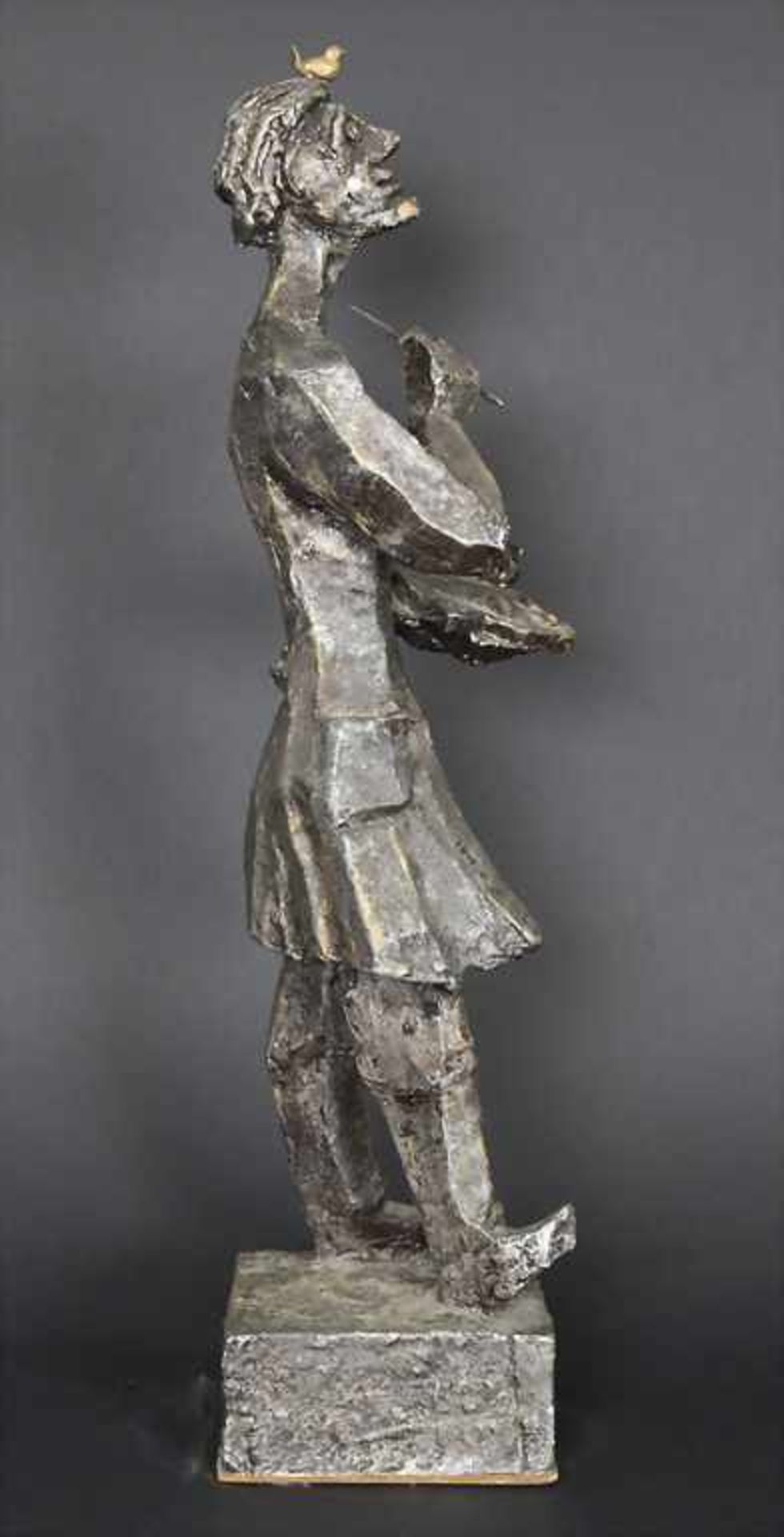 Hardy Schneider-Sato (1919-2002), Bronzefigur 'Spatzenfärber' / A bronze figure 'Sparrow painter' - Image 6 of 7