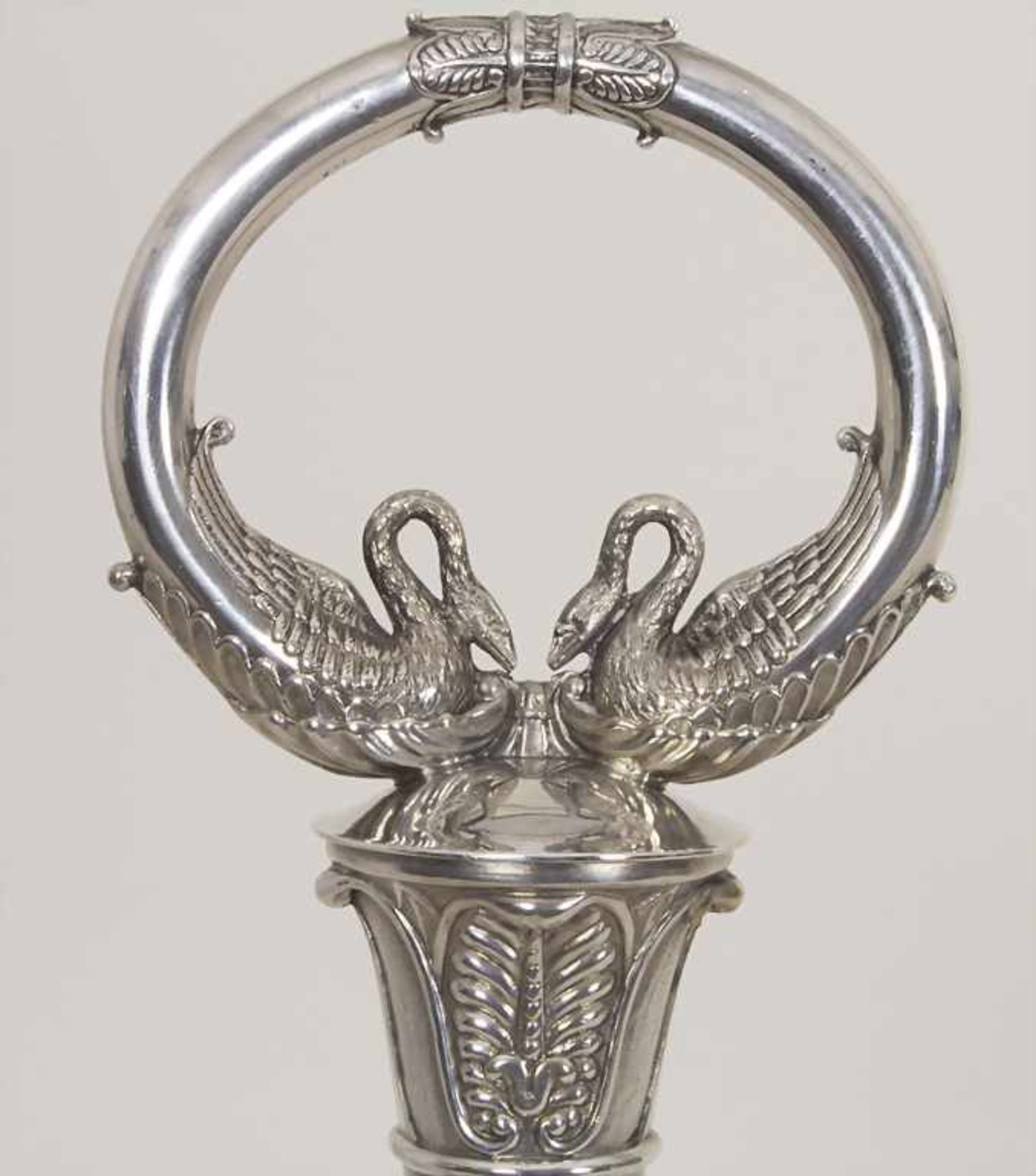 Empire Flaschenhalter / An Empire silver Menage, Jean Pierre Bibron, Paris, um 1820Material: - Image 7 of 11